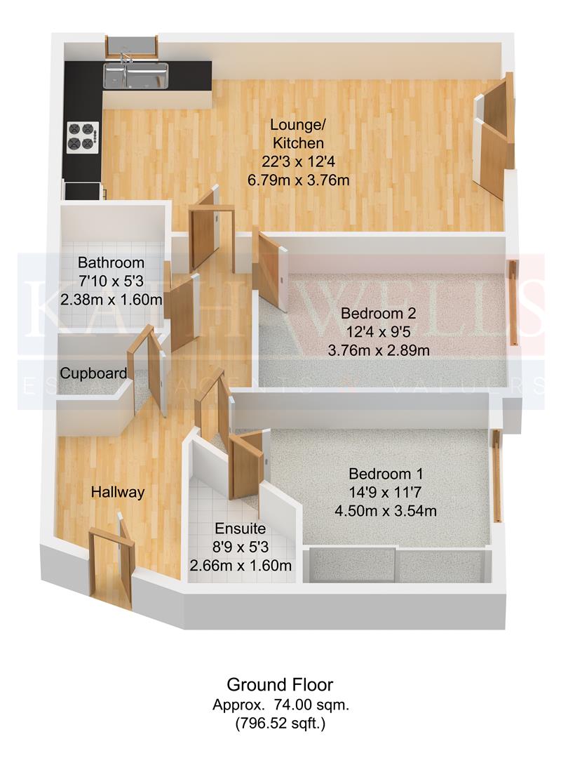 Apartment 14, Chapel Court, Sandmoor Garth, Bradford floorplan