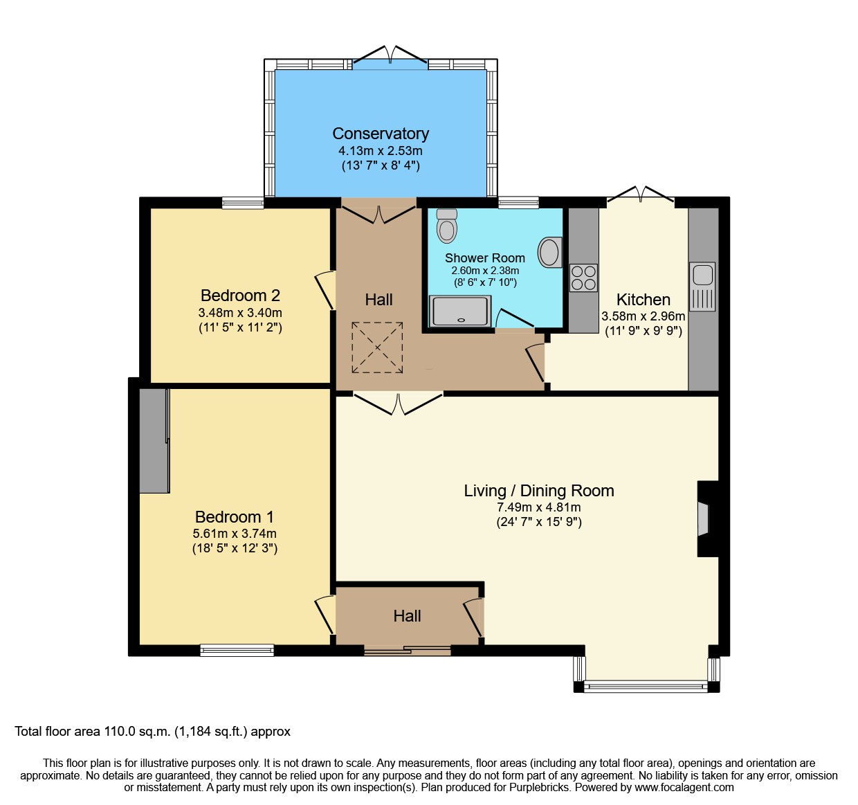 52, Wragby Road East, North Greetwell, Lincoln floorplan