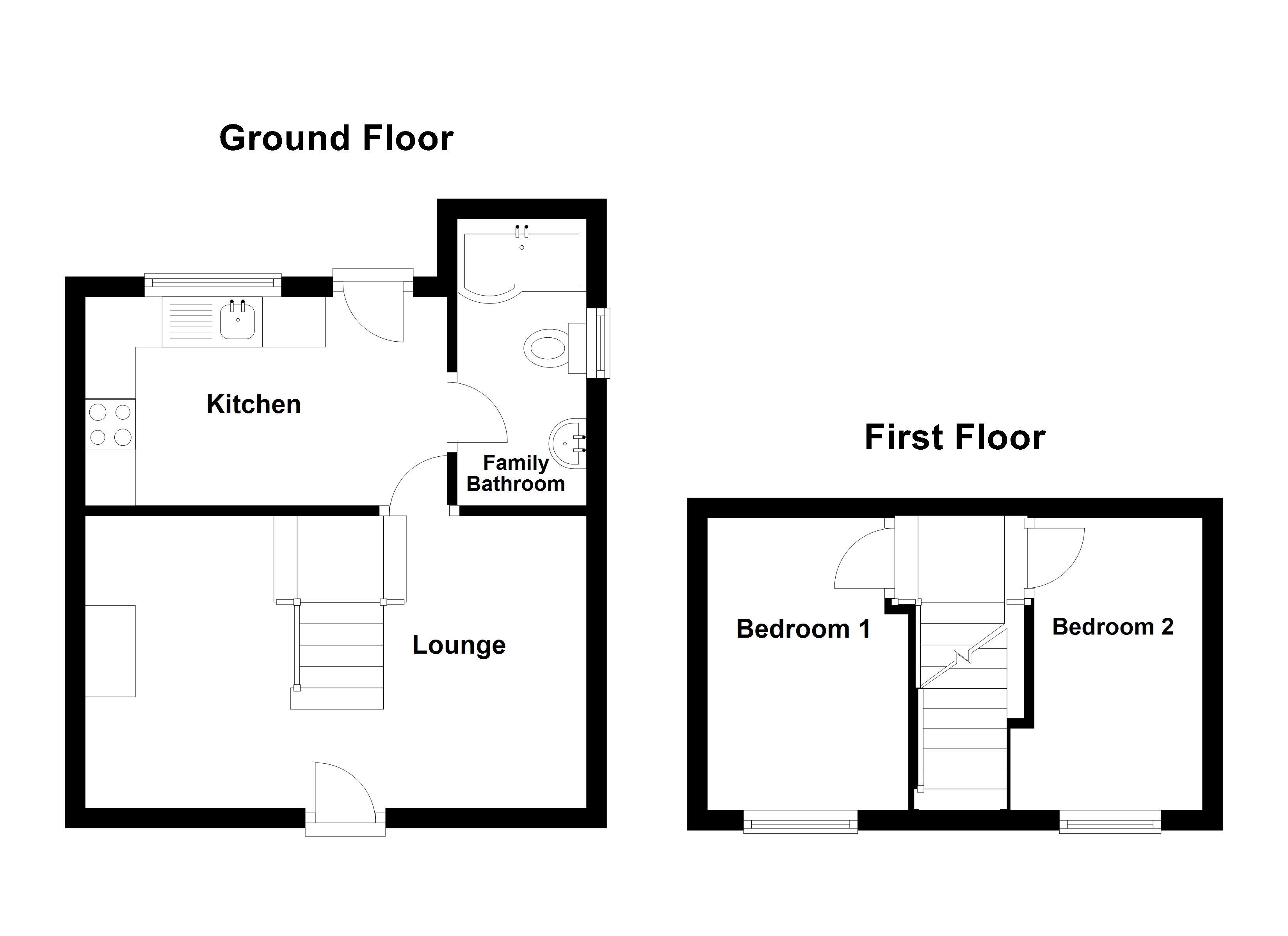 Cwmgarw Road, Upper Brynamman SA18, 2 bedroom detached house for sale