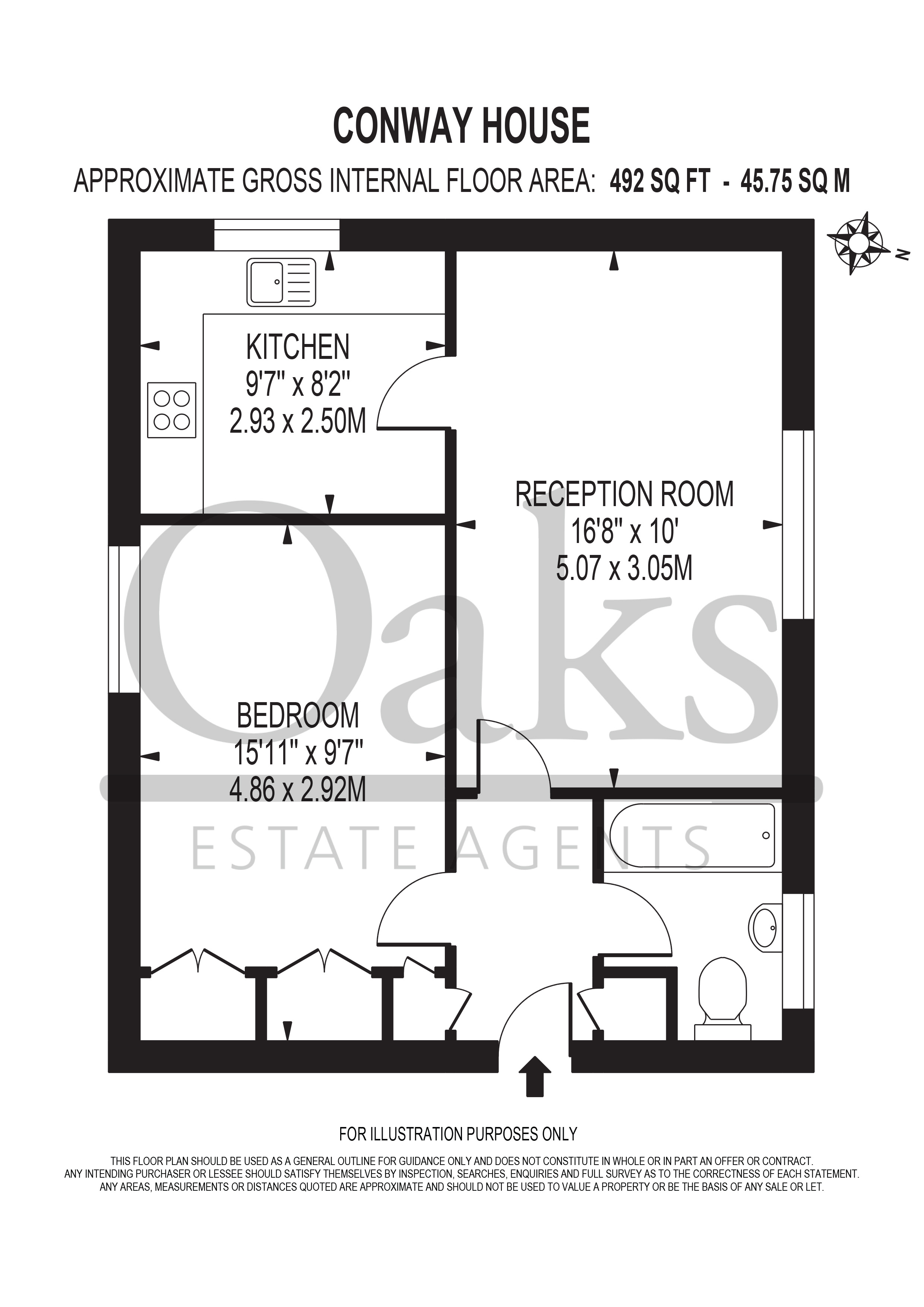 15, Conway House, Streatham Hill floorplan