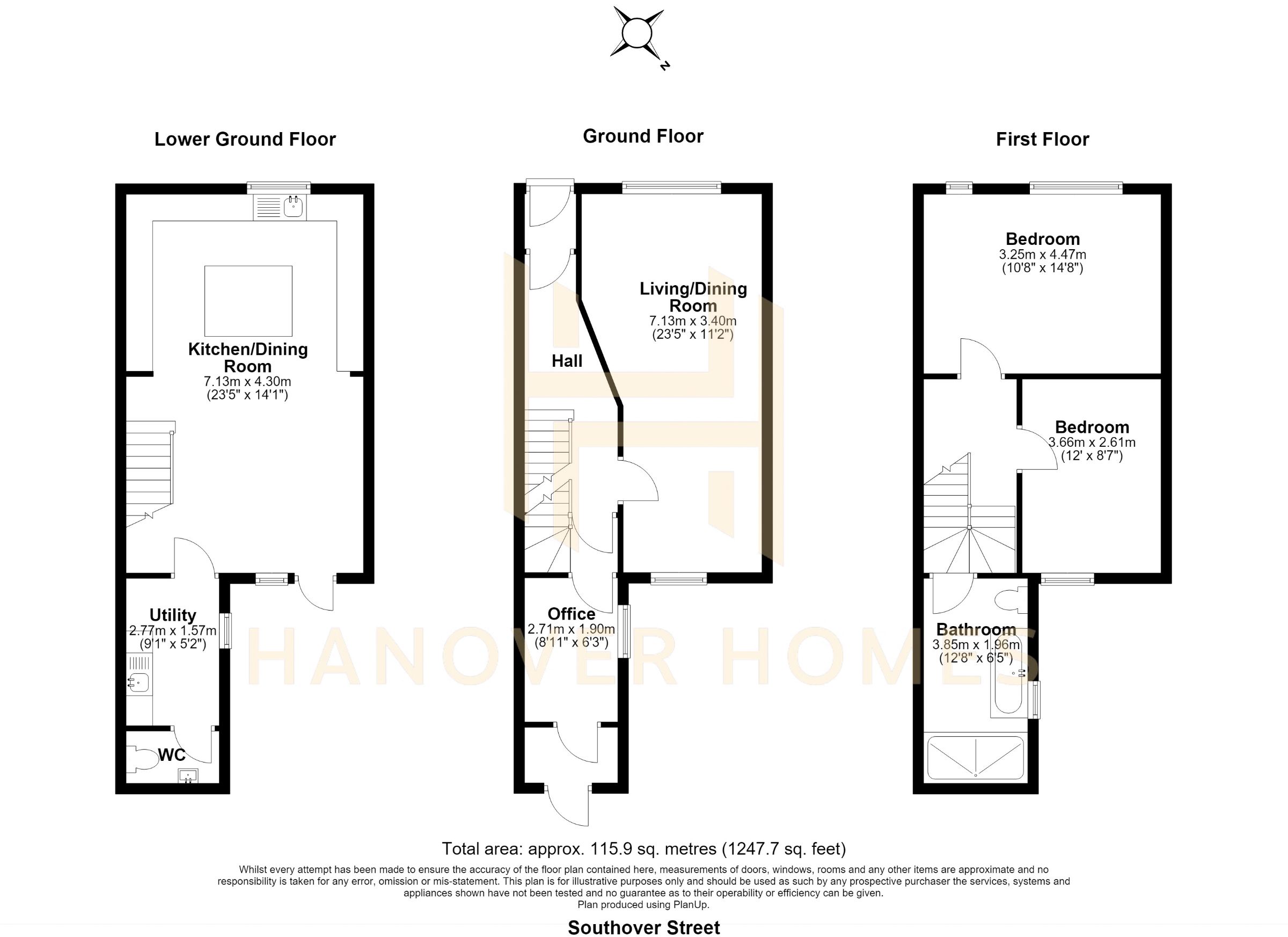 51 Southover Street, Brighton floorplan