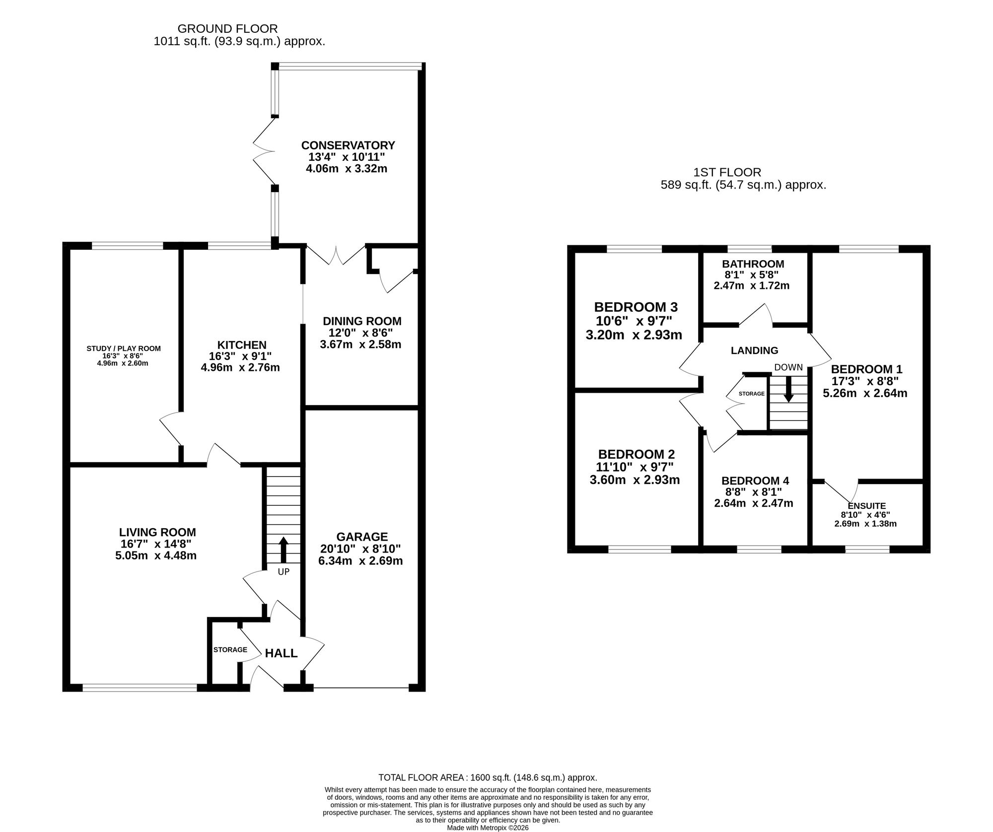 3, Summerfields, Yarnfield, ST15 floorplan