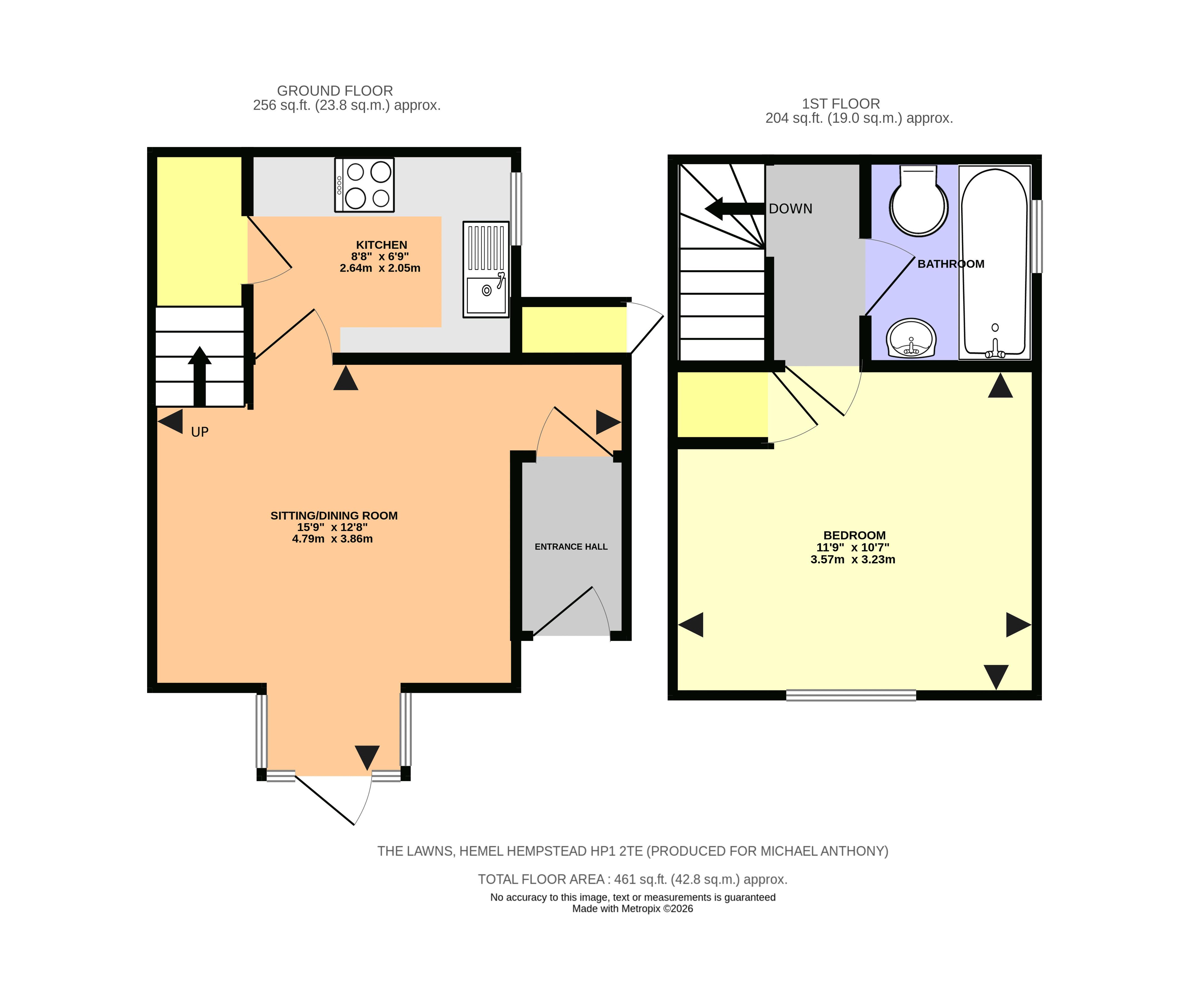11, The Lawns, Hemel Hempstead floorplan