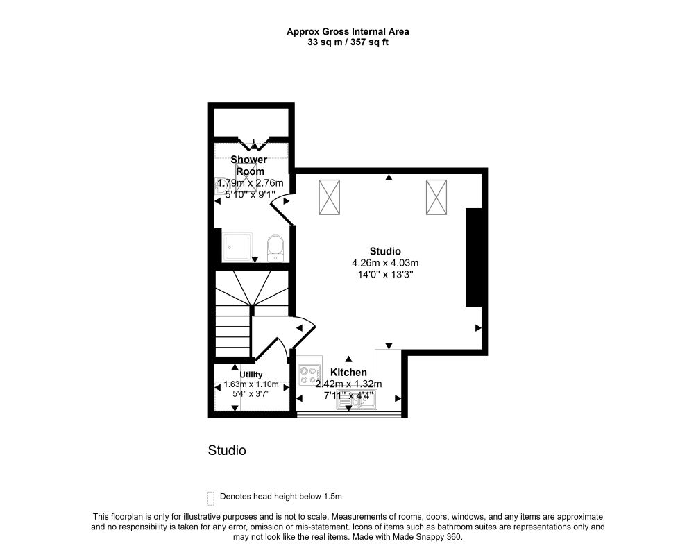 81B, High Street, Twickenham floorplan