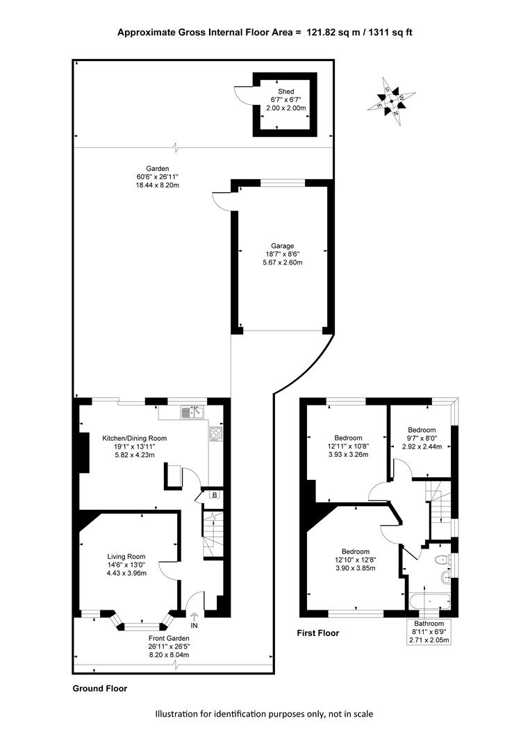 34, Park Crescent, Enfield floorplan