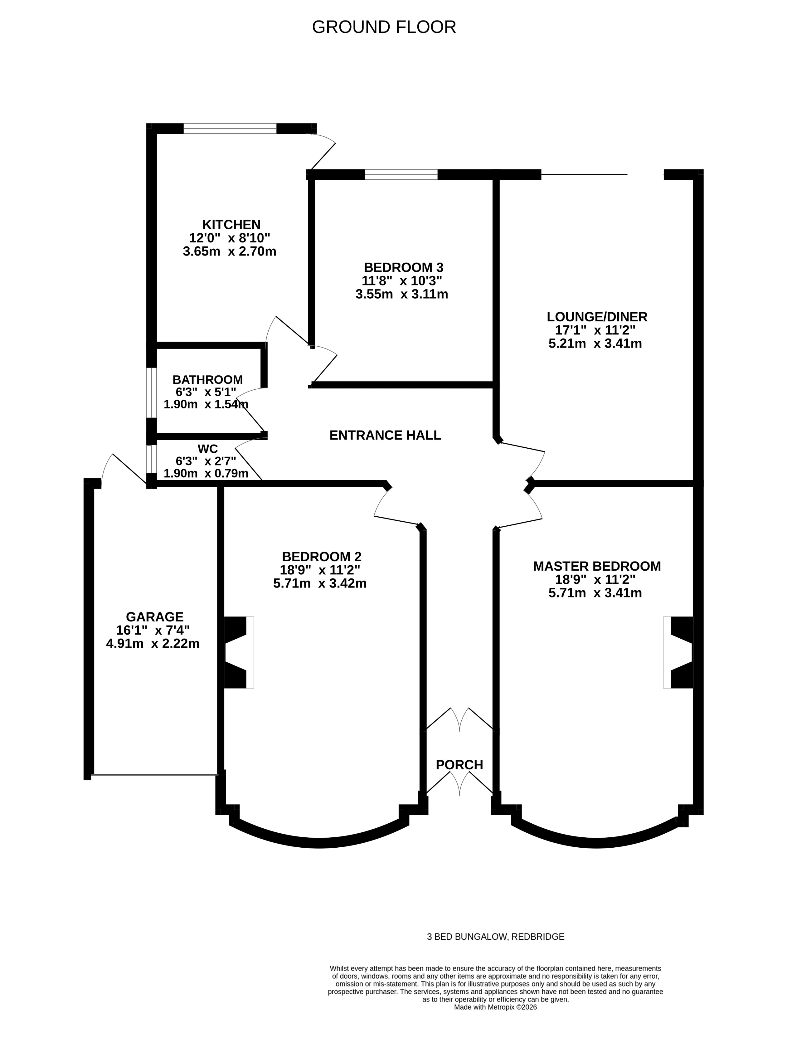 14, Merrivale Avenue, Redbridge floorplan