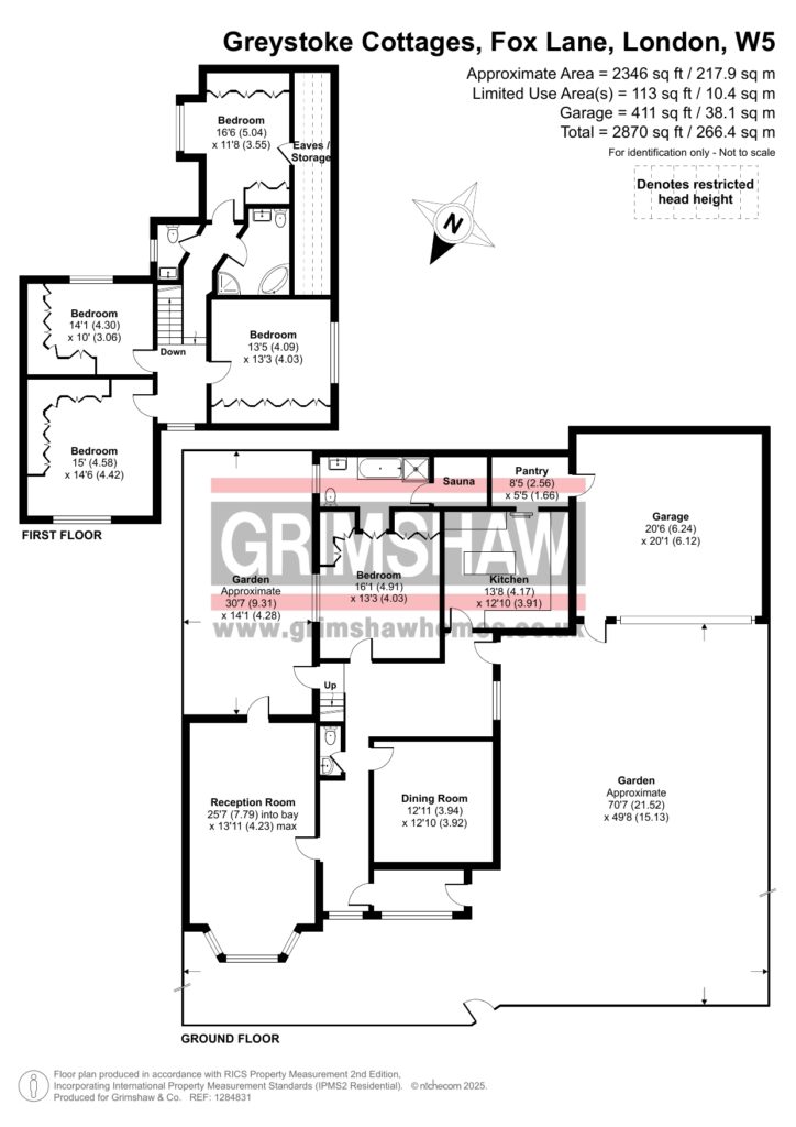 1, Greystoke Cottages, Ealing floorplan
