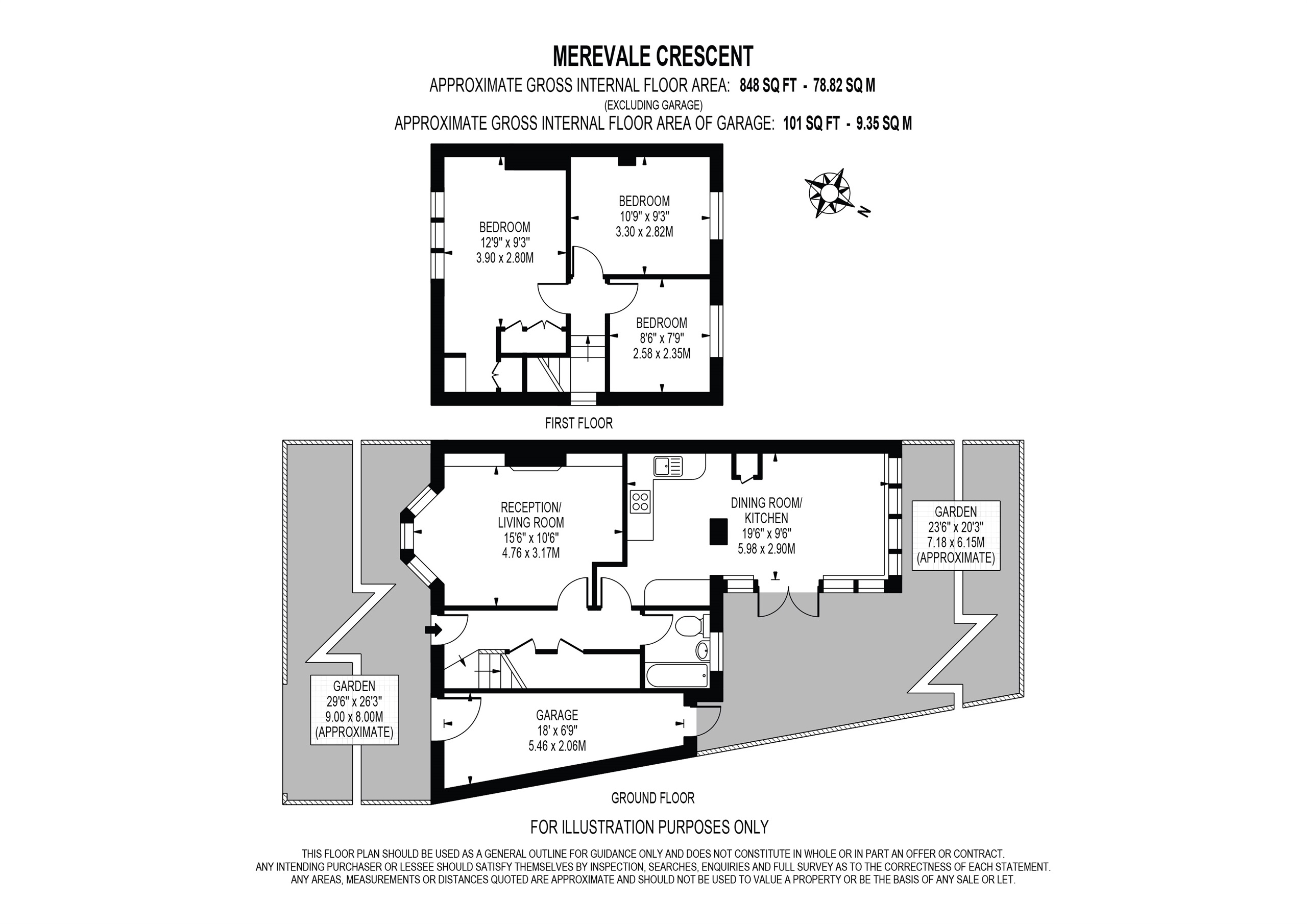 3 Bedrooms End terrace house for sale in Merevale Crescent, Morden SM4