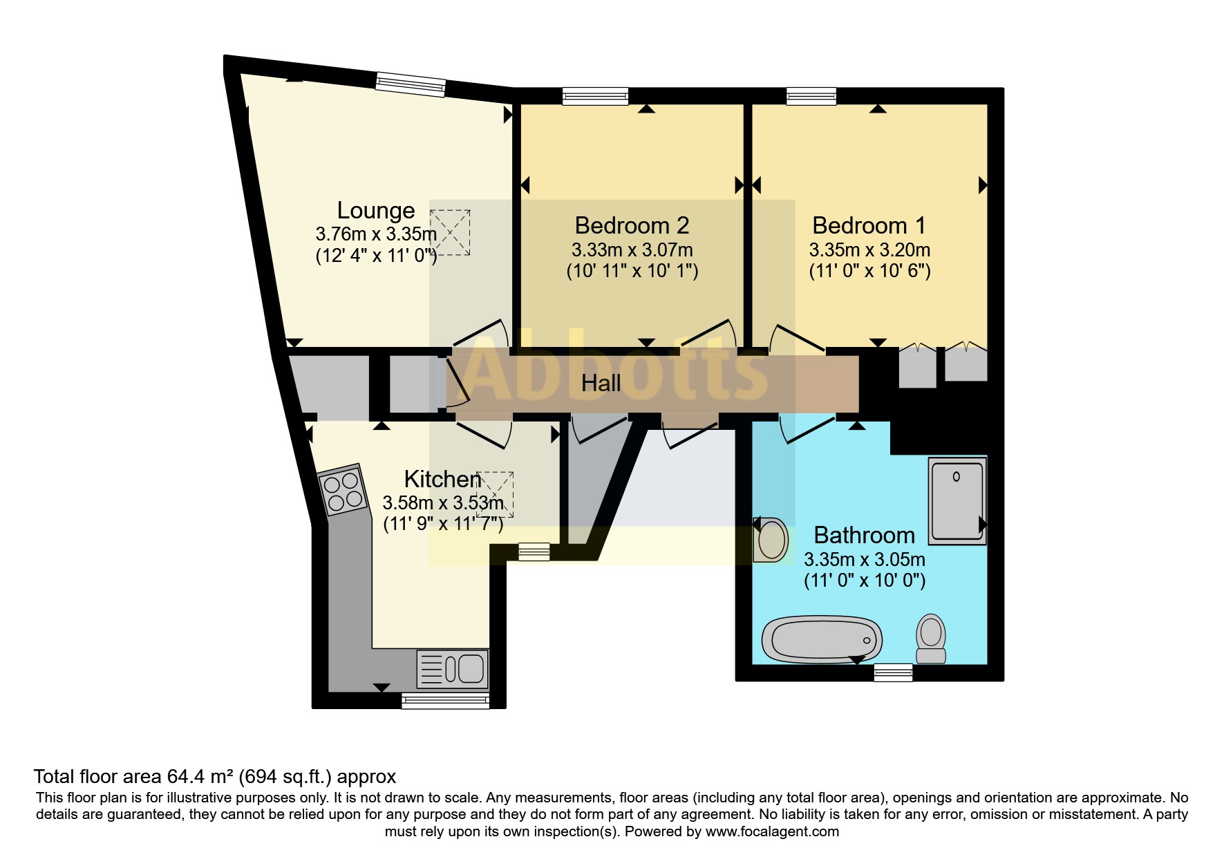 4, Brunswick Terrace, Cromer floorplan