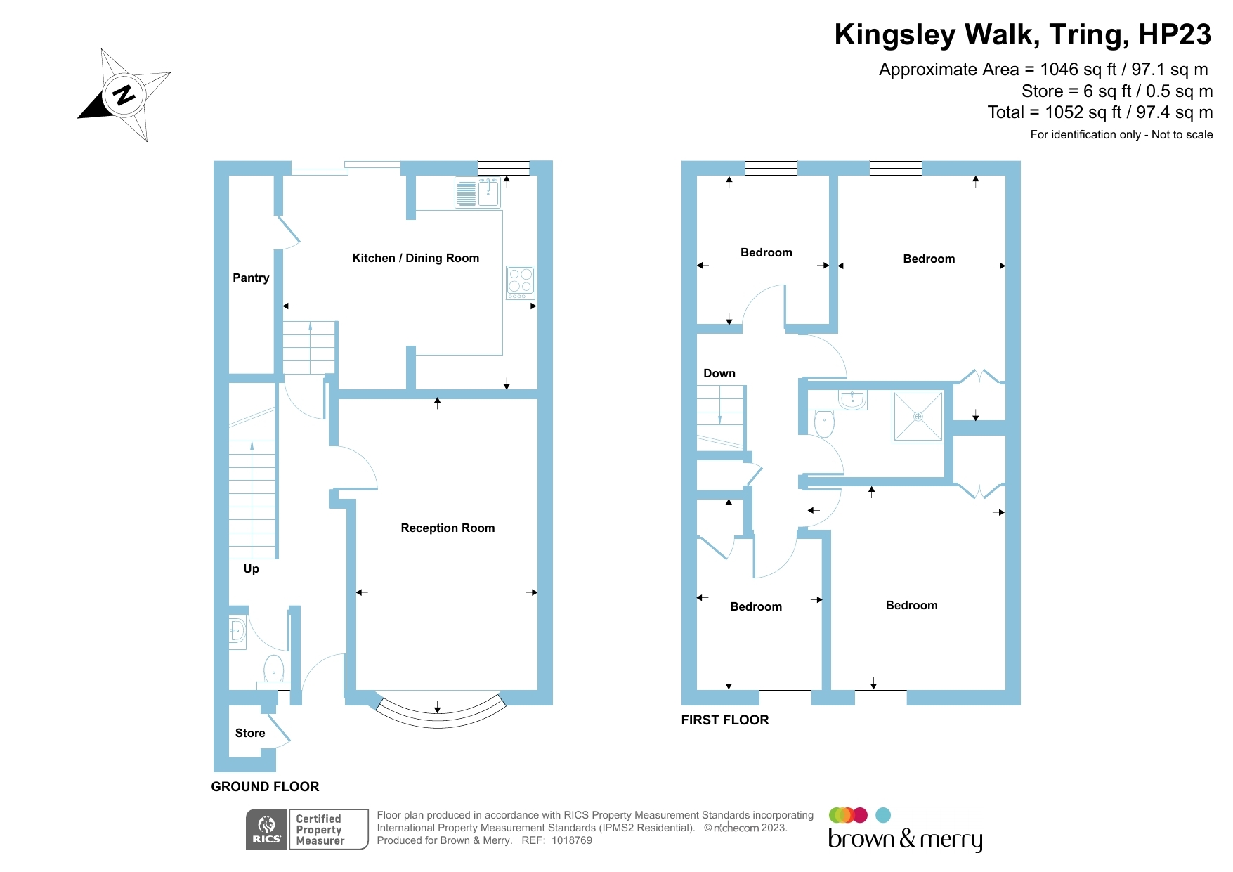 150, Kingsley Walk, Tring floorplan