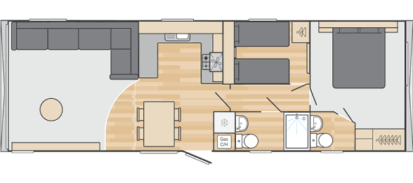 8, Slaley View Holiday Park, Hexham floorplan