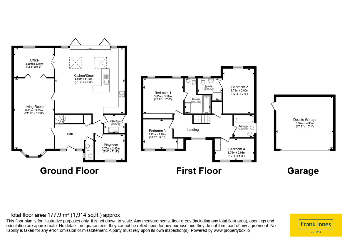 55, Darwin Crescent, Leicestershire floorplan