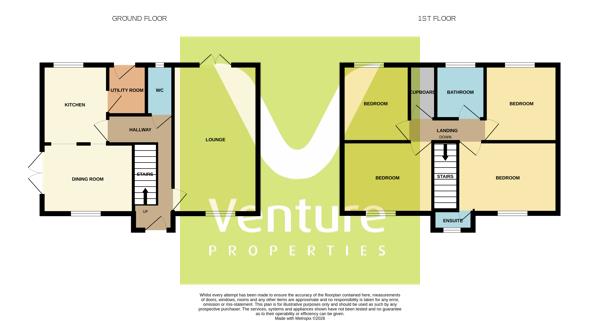 1, Chaucer Drive, Crook floorplan