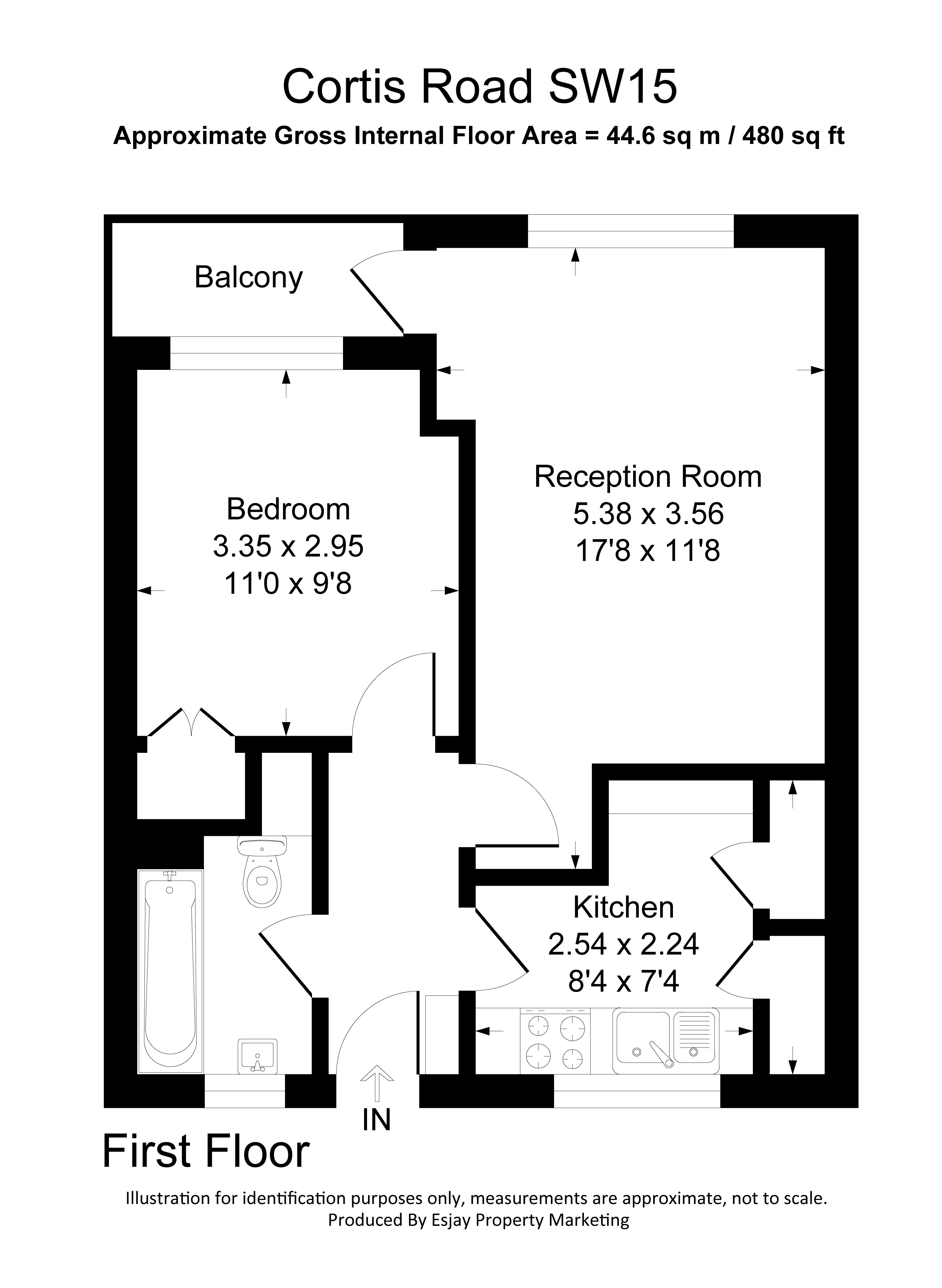 44, Cortis Road, London floorplan