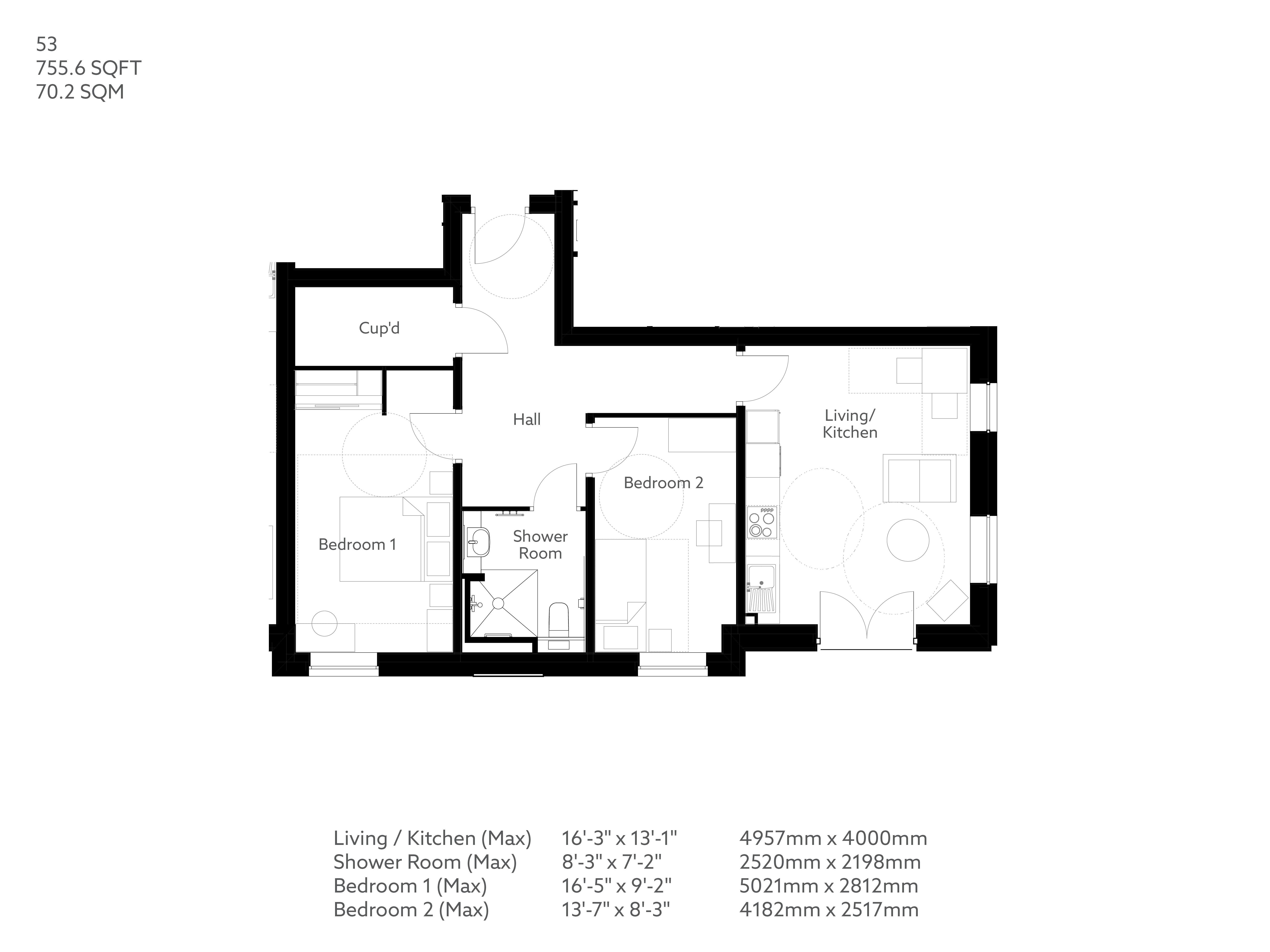 53, Baldock floorplan