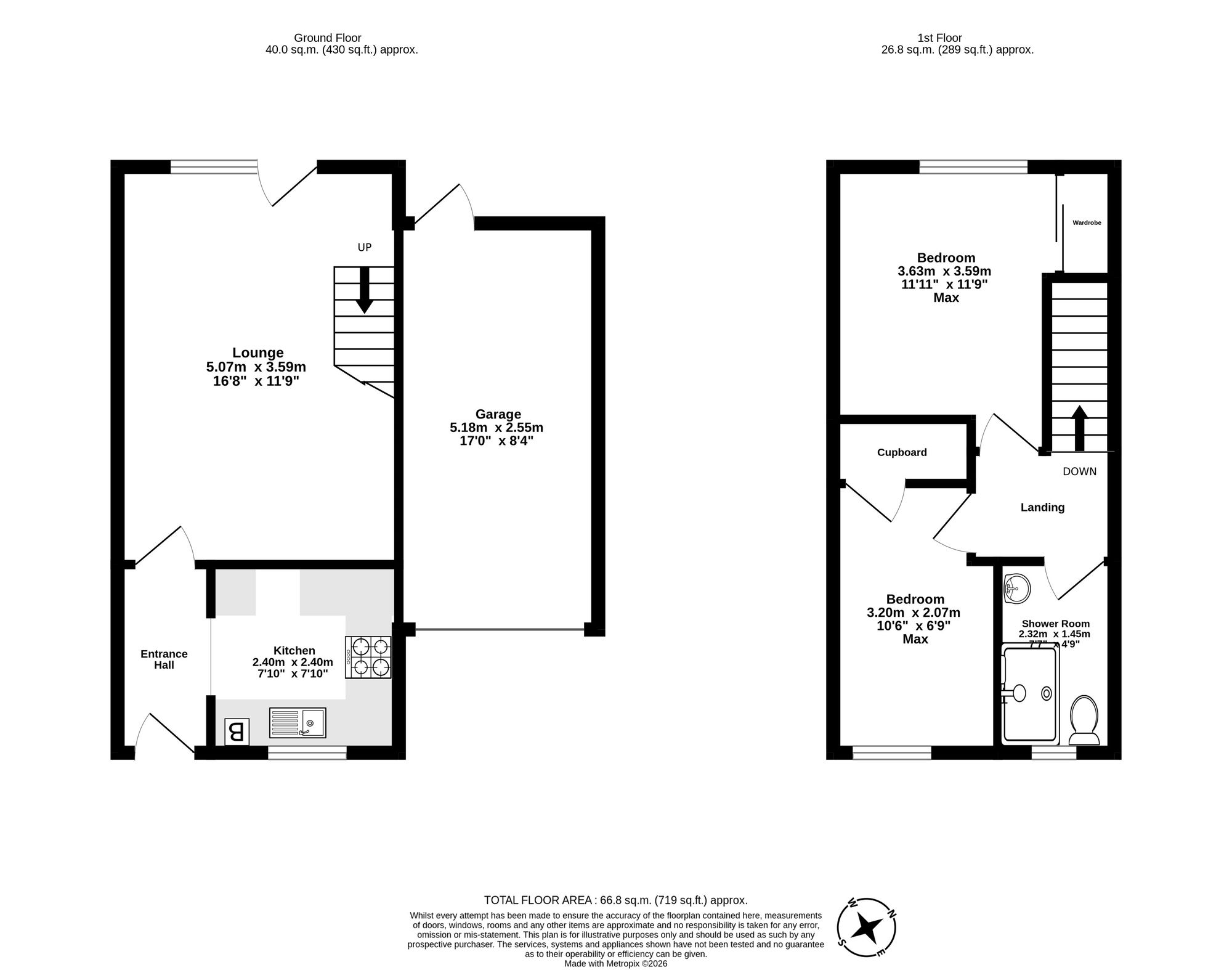 127 Mill Heath, Newport floorplan
