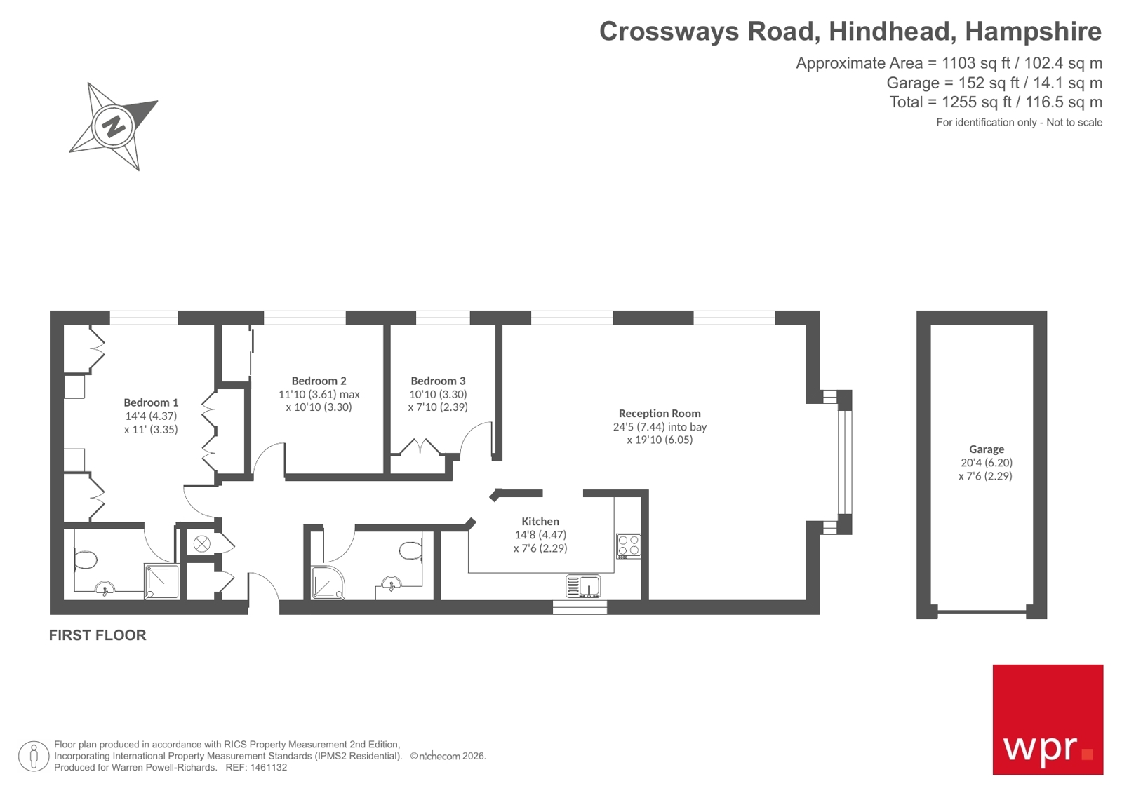 Flat 5, Kingswood,, Crossways Road, Hampshire floorplan
