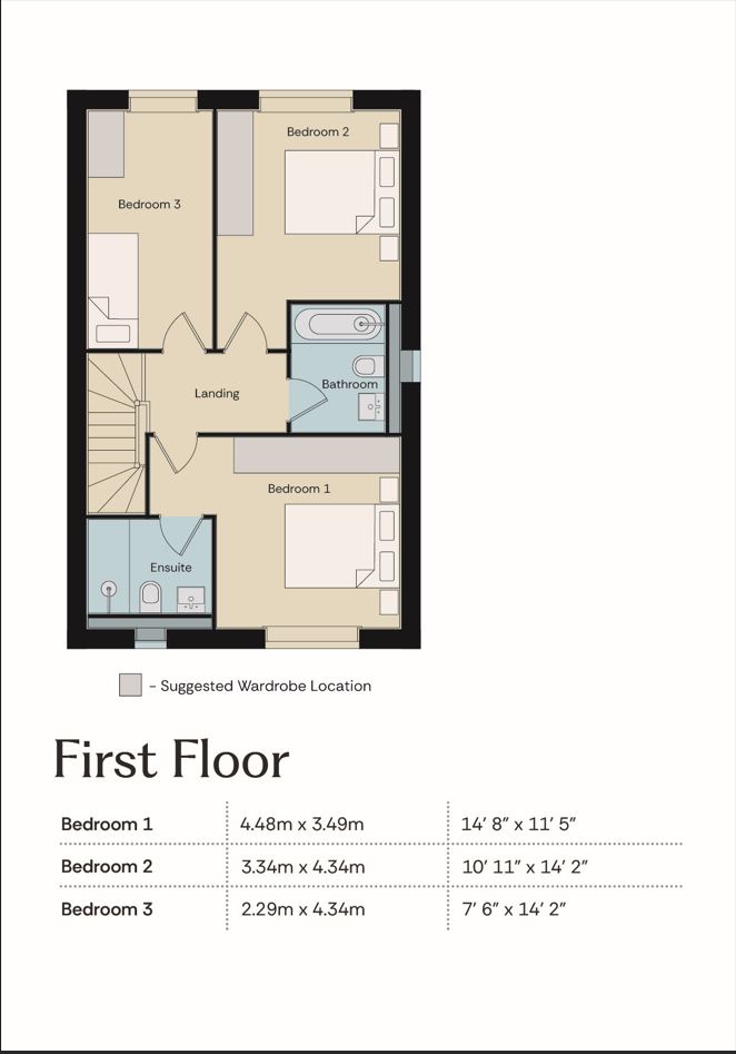 100, Richmond Way, HULL floorplan