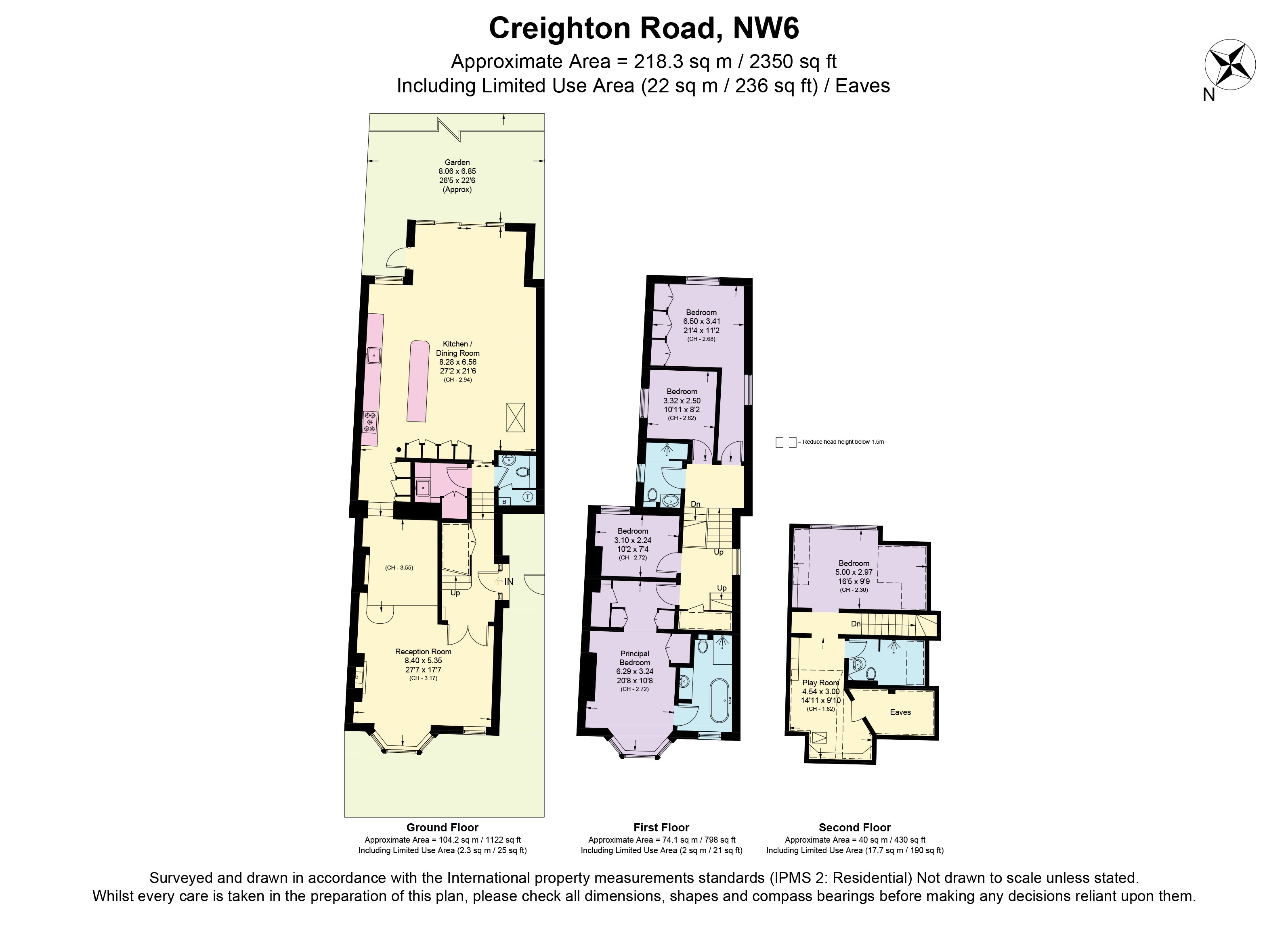 37, Creighton Road, London floorplan