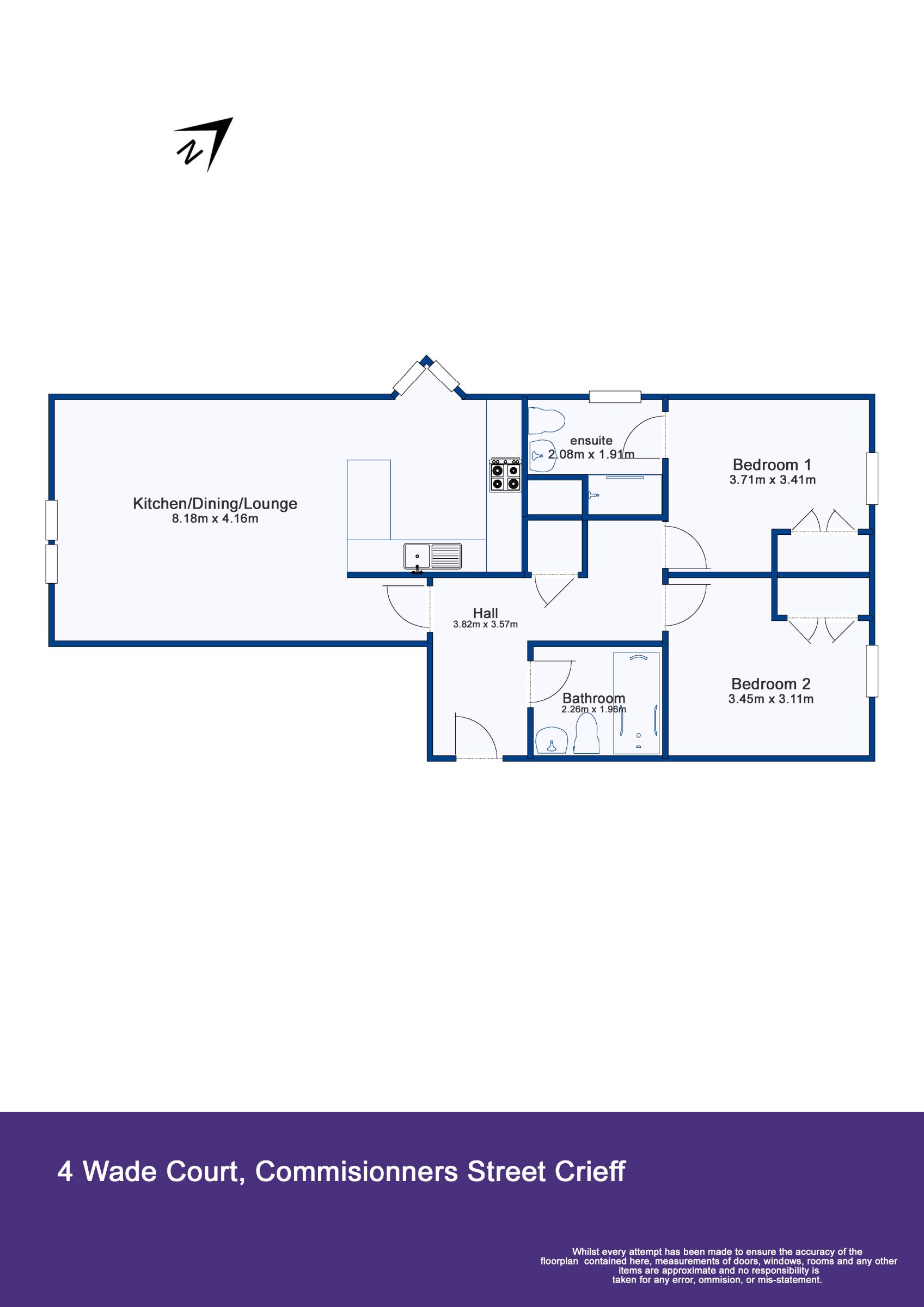 1 Wade Court, Crieff floorplan