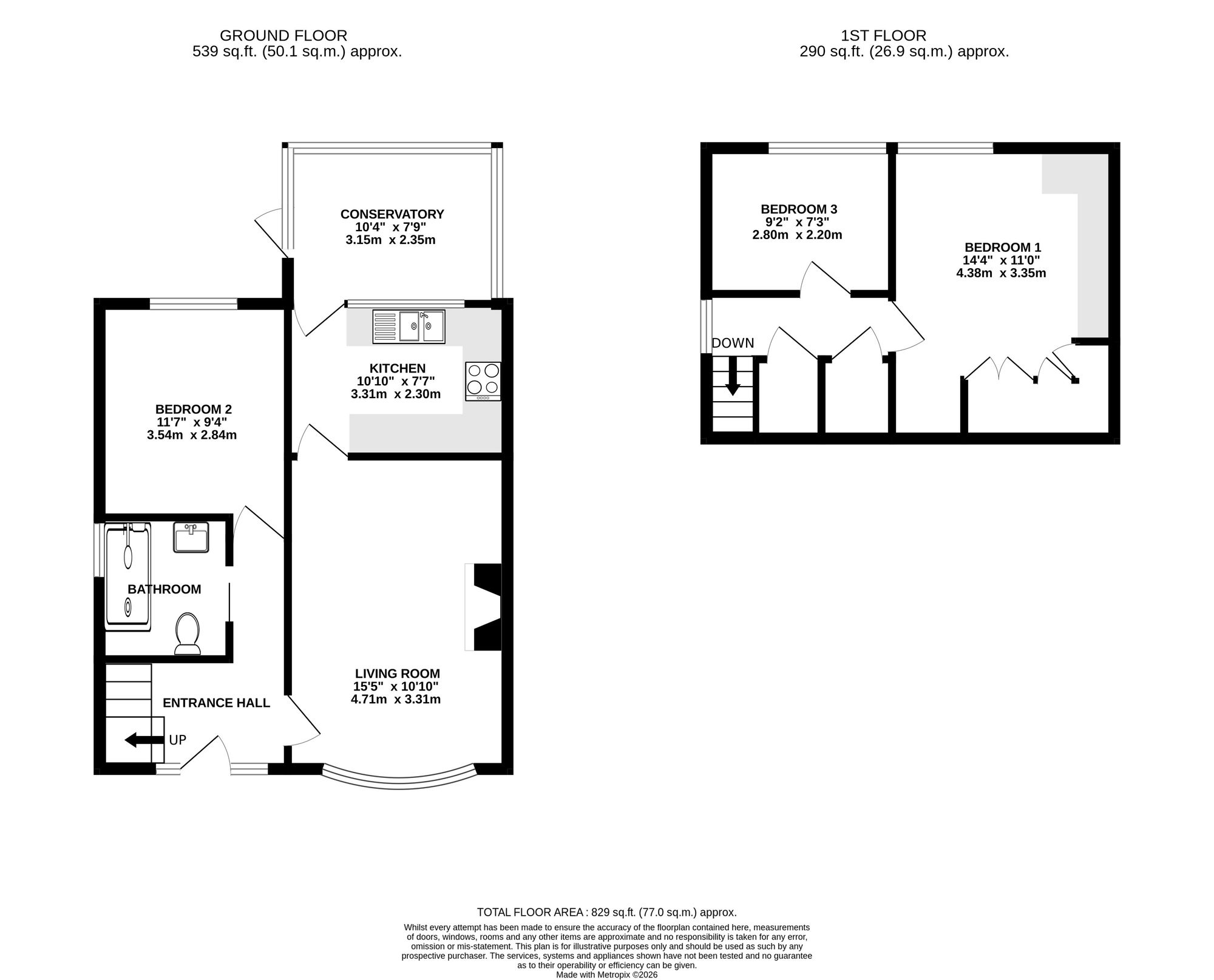 14 Greenfields Avenue, Crewe floorplan