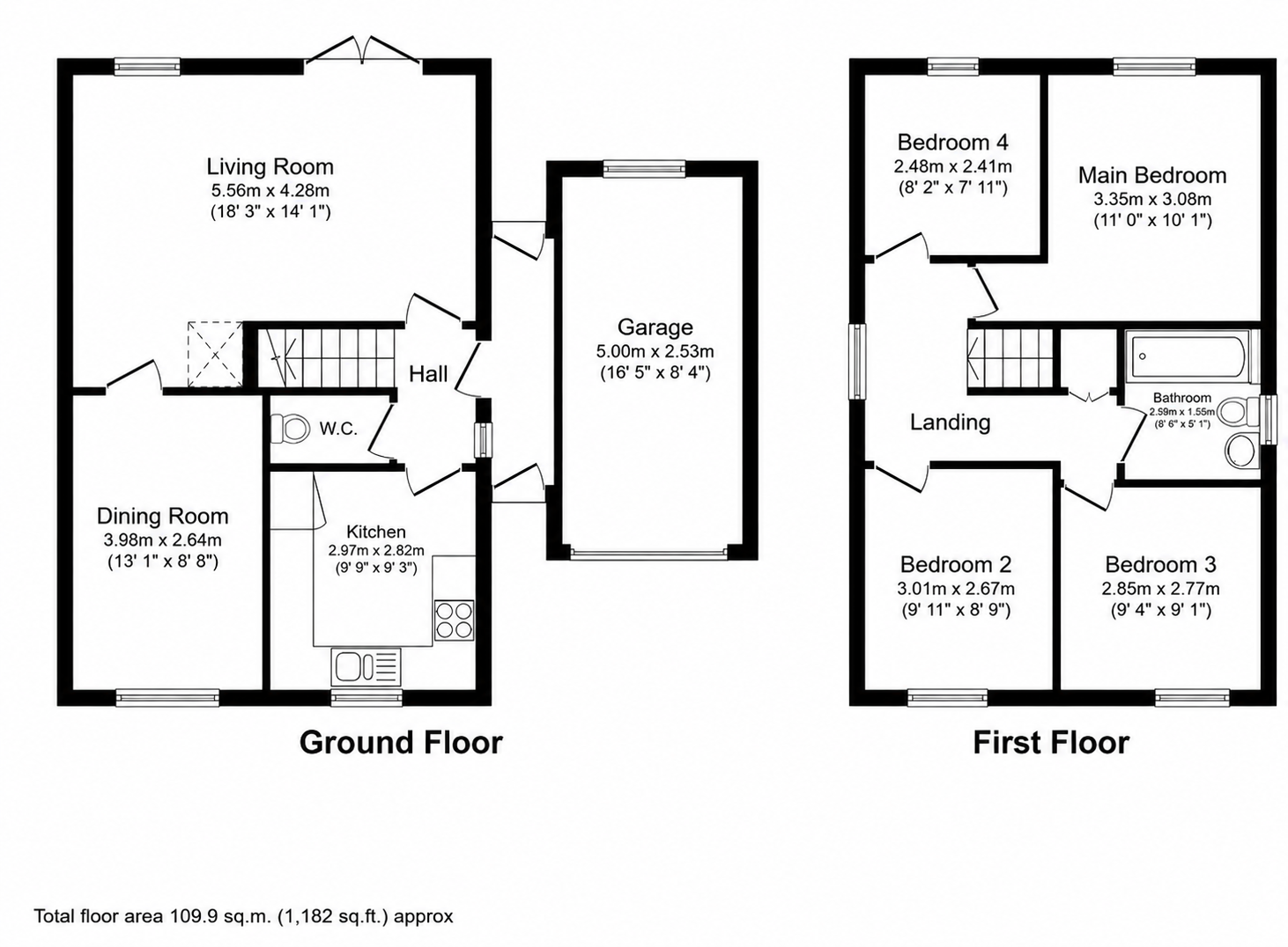 22, Garraways, Royal Wootton Bassett floorplan