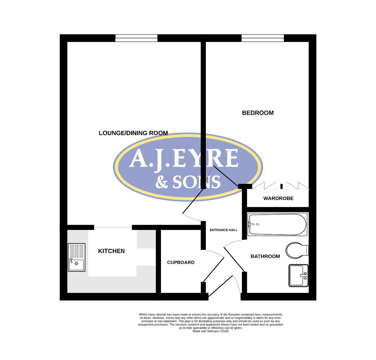 Flat 71, Homewater House, Waterlooville floorplan