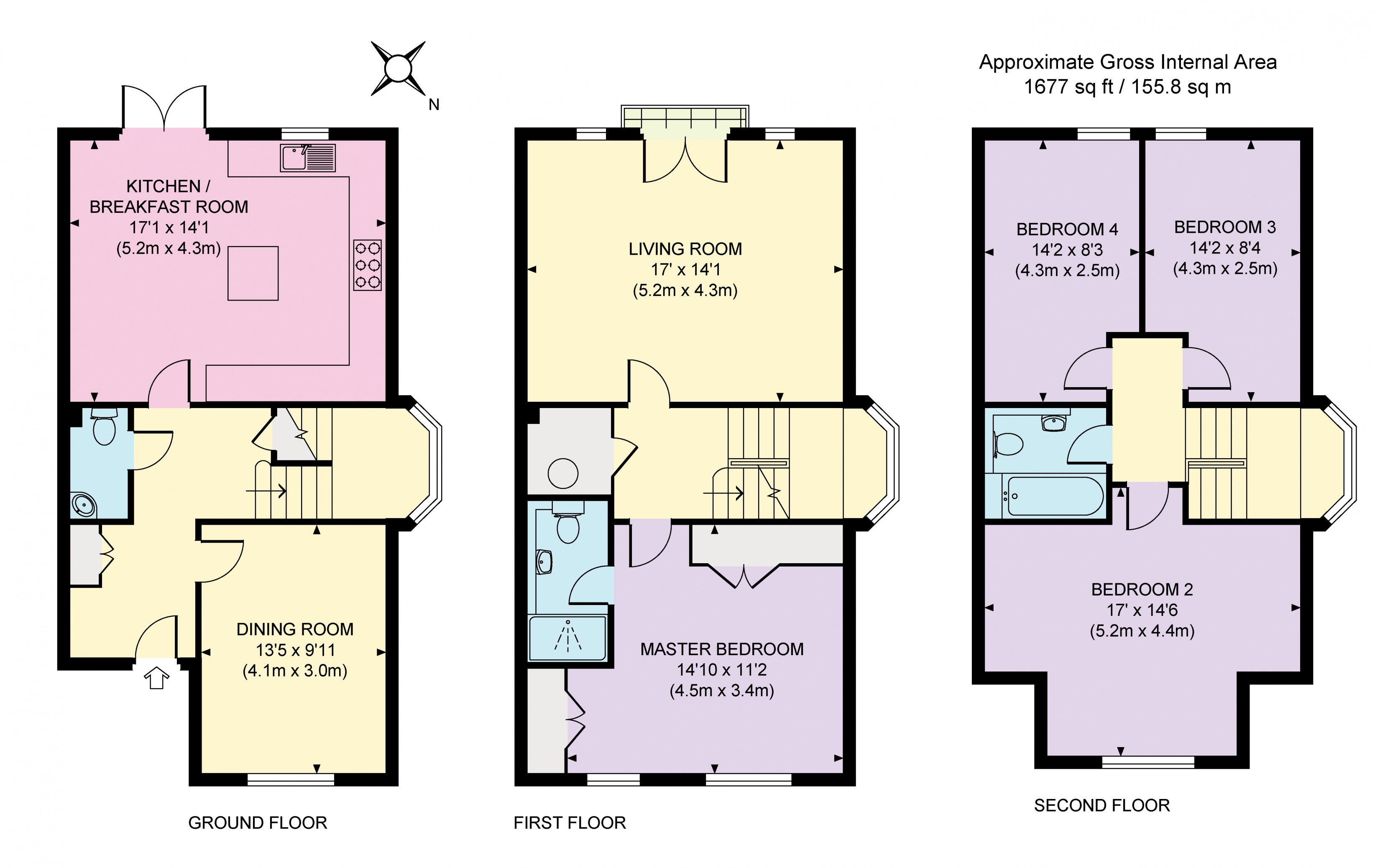 4 Bedrooms End terrace house to rent in Black Horse Way, Horsham RH12