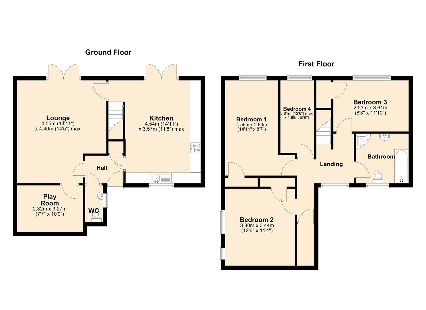 12, Lanyon Close, Hull floorplan