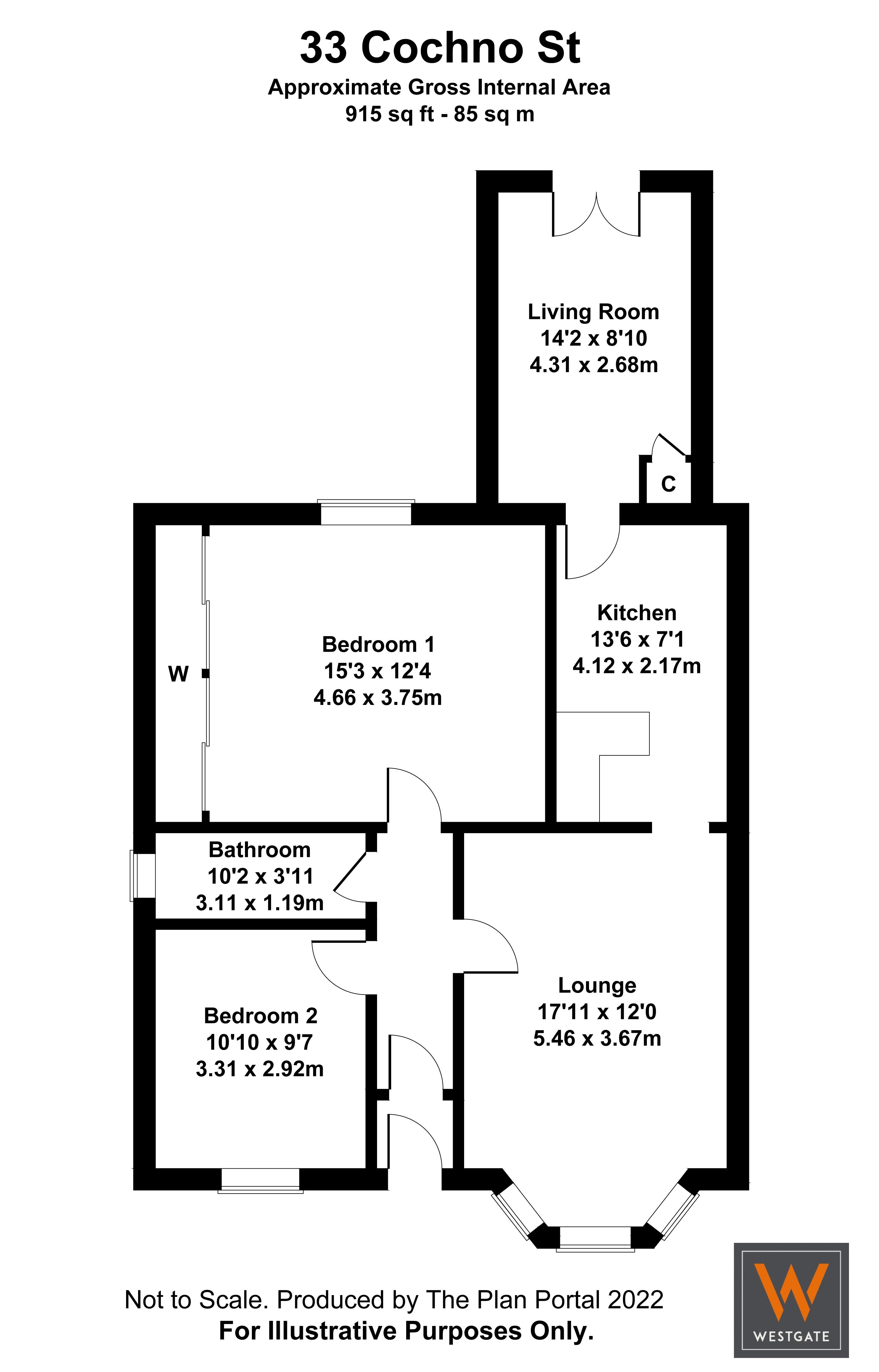 Cochno Street, Clydebank G81, 2 bedroom flat for sale 62118307