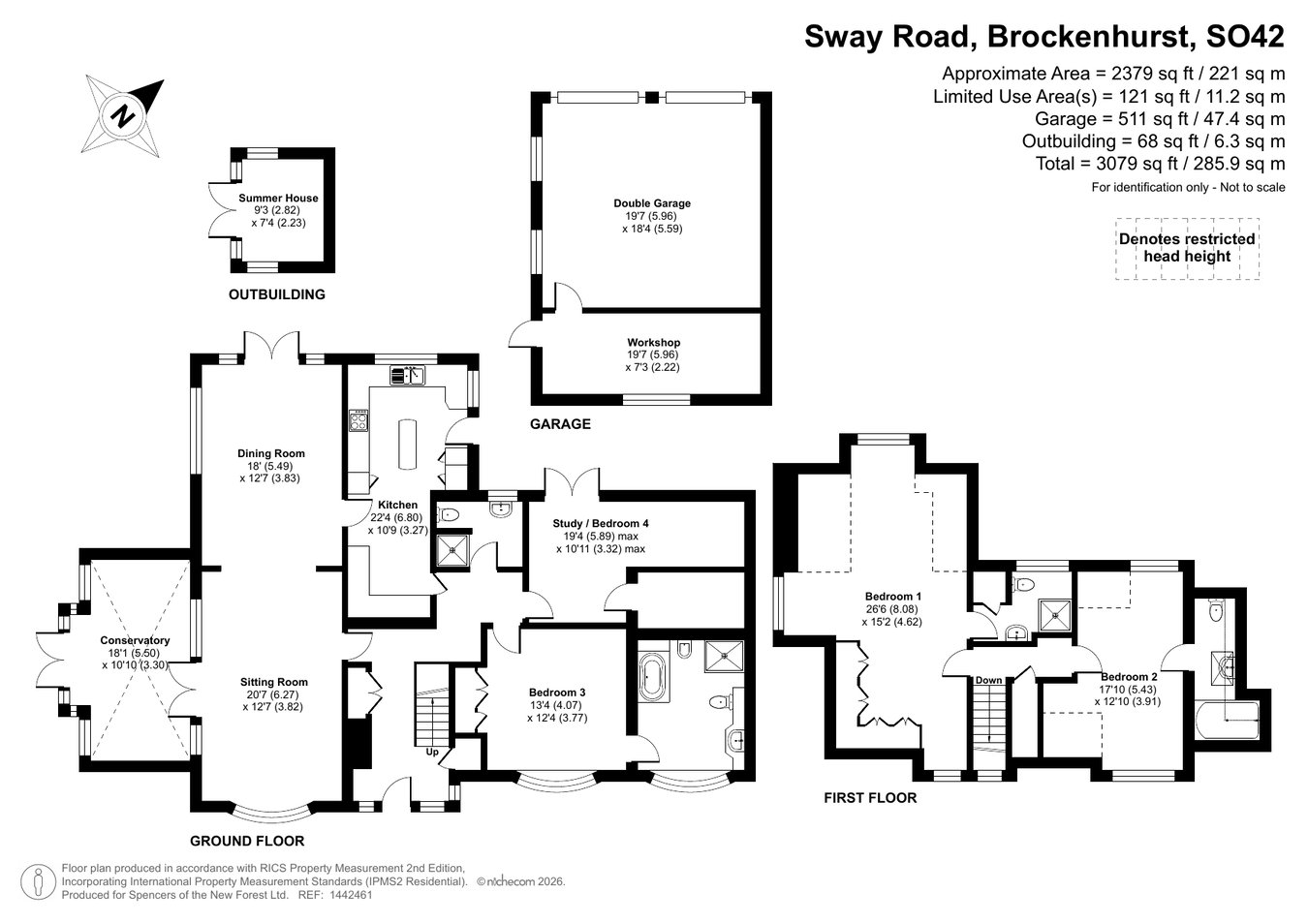 Elmstead, Sway Road, Brockenhurst floorplan