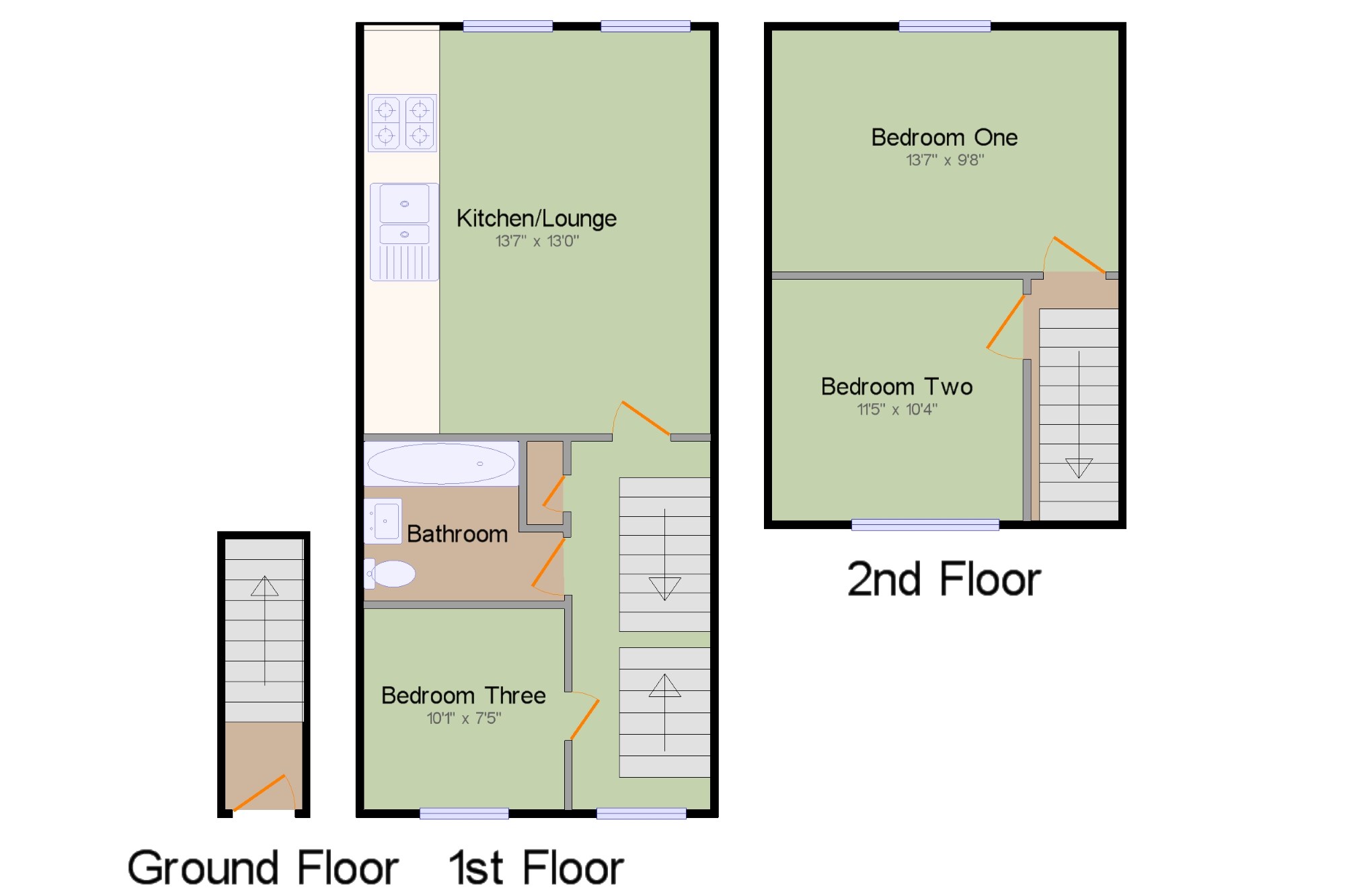 3 Bedrooms Maisonette for sale in Amanda Close, Chigwell IG7