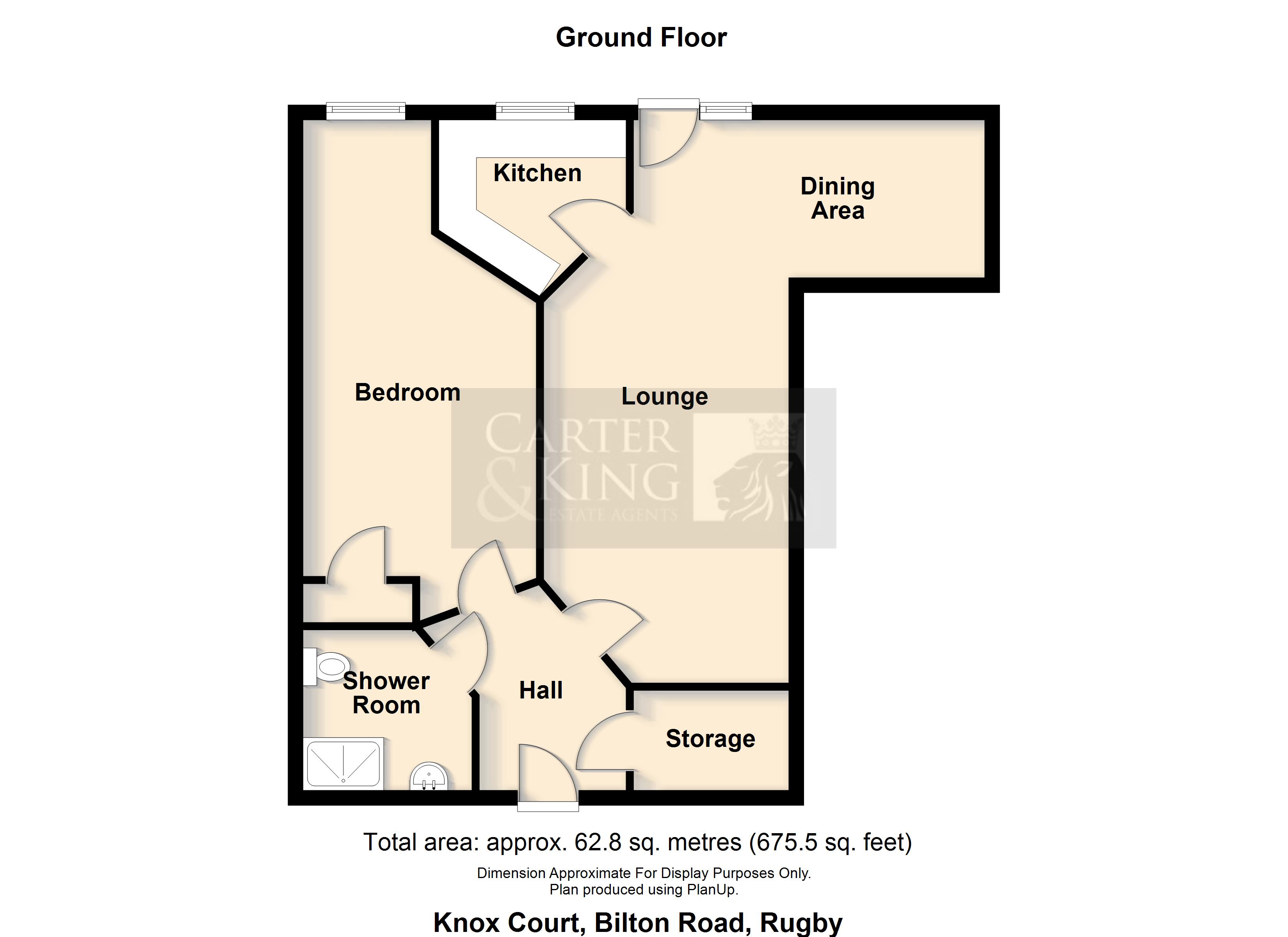 Flat 30, Knox Court, Rugby floorplan