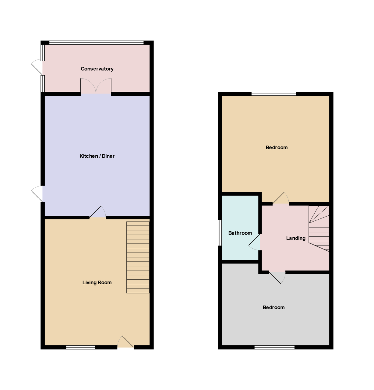 2 Bedrooms Semi-detached house for sale in Chapel Street, Brynmawr, Blaenau Gwent NP23