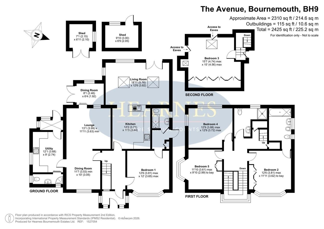 61, The Avenue, Bournemouth floorplan