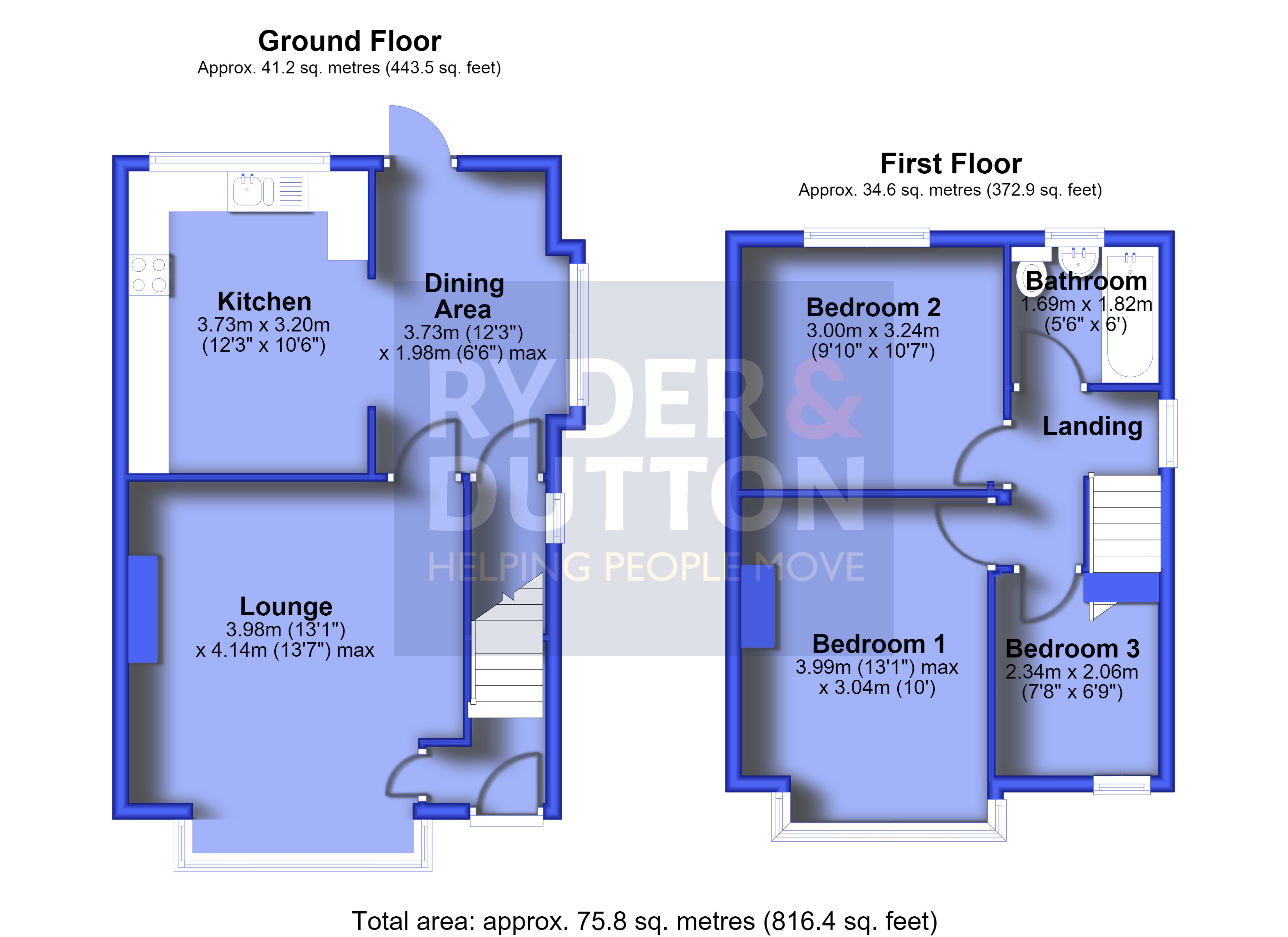 14, Dearden Street, Greater Manchester floorplan