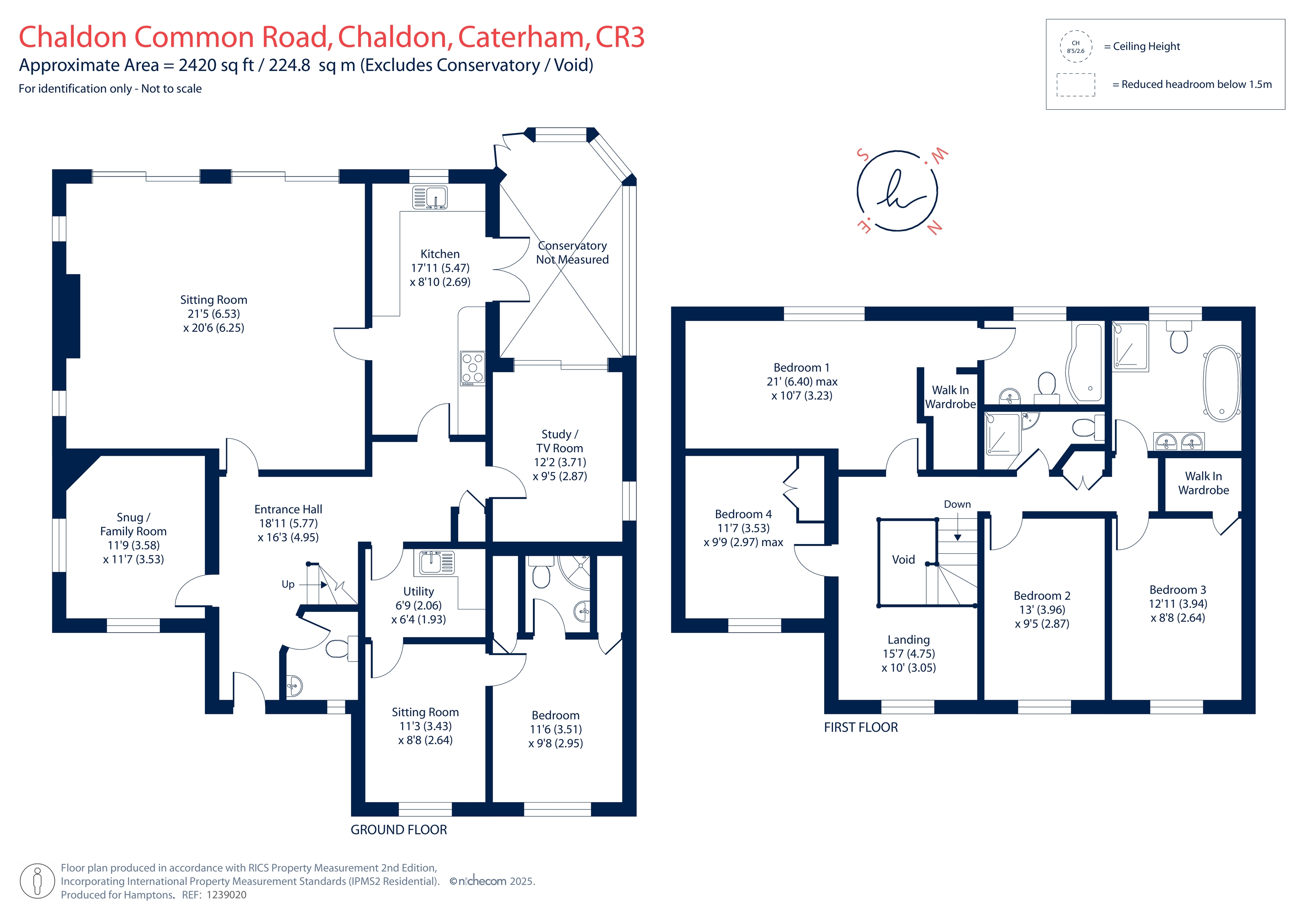 58A, Chaldon Common Road, Caterham floorplan