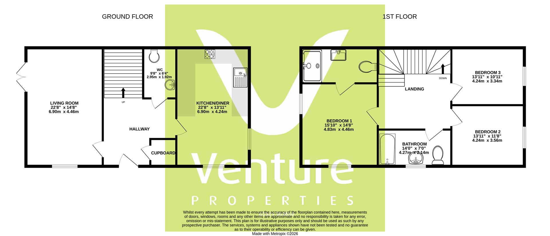 47, Mulberry Avenue, Darlington floorplan