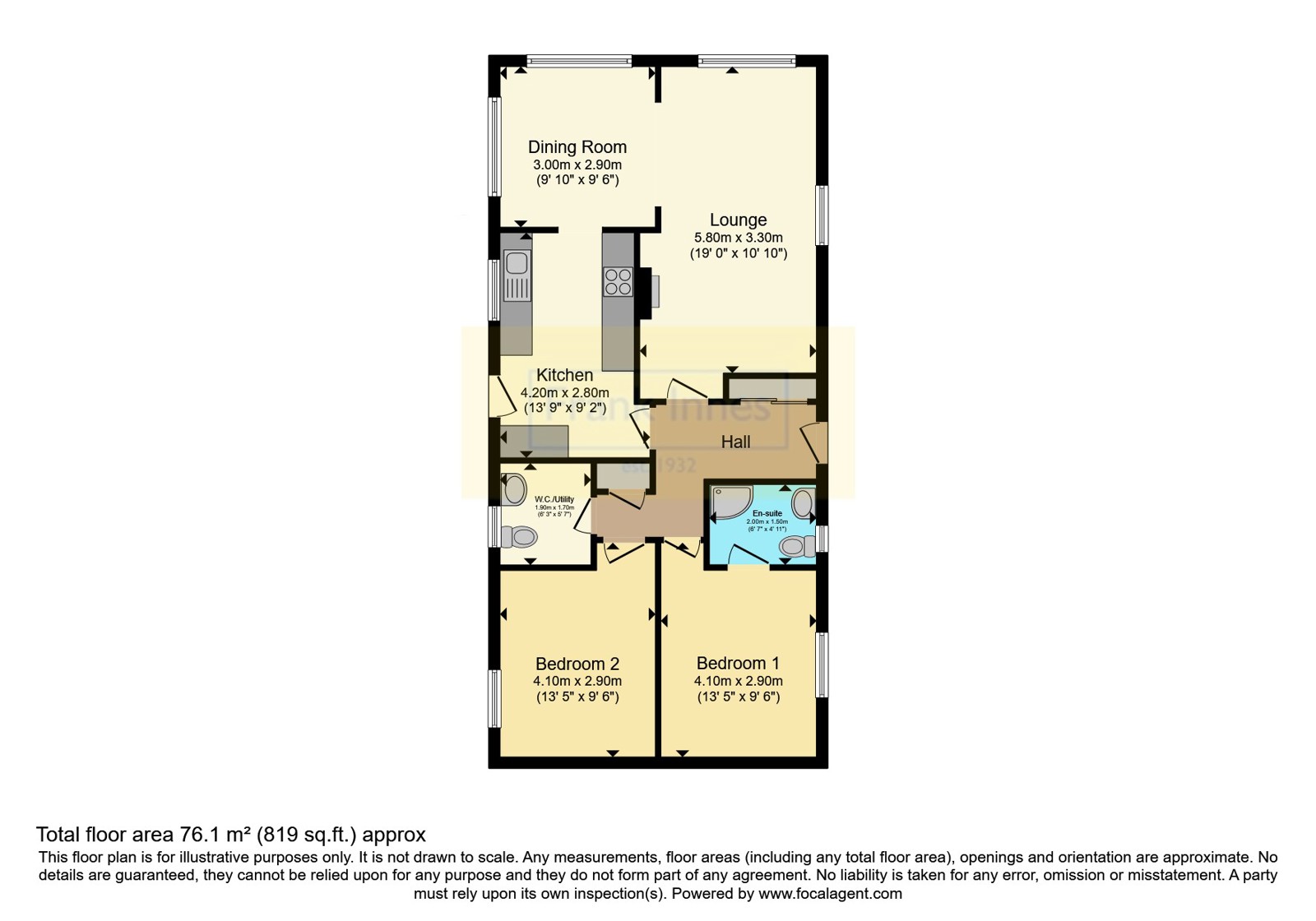 38, Sunningdale Park, Chesterfield floorplan