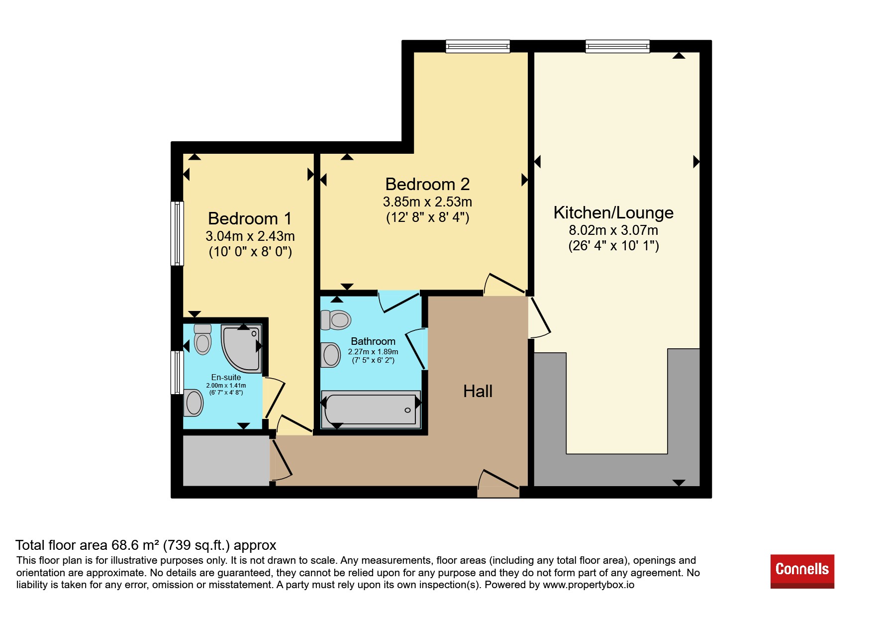 Flat 2, 44, York Road, Birmingham floorplan