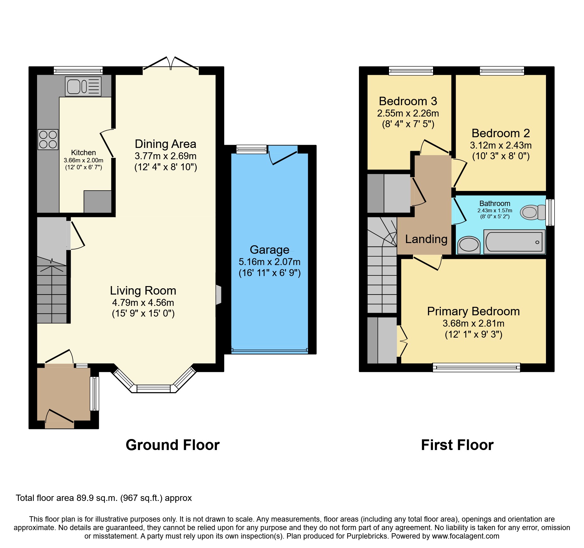 6, Eastwood Close, Bolton floorplan