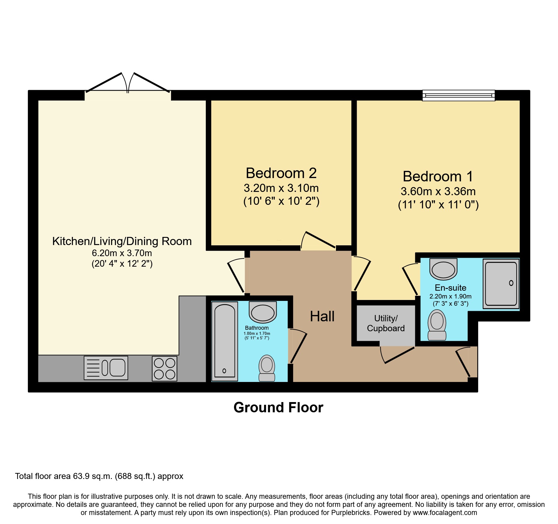 2 Saxon Court, 46, Scampston Drive, Wakefield floorplan