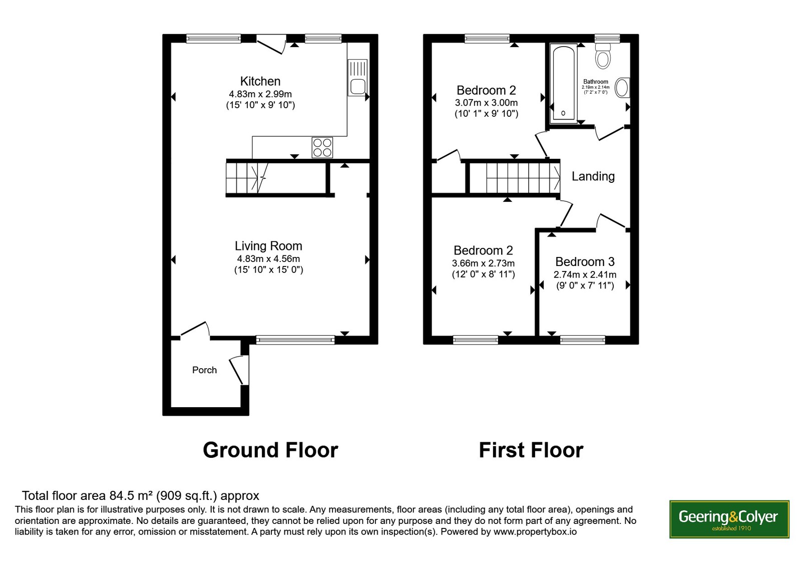 Cleveland Close, Kent floorplan