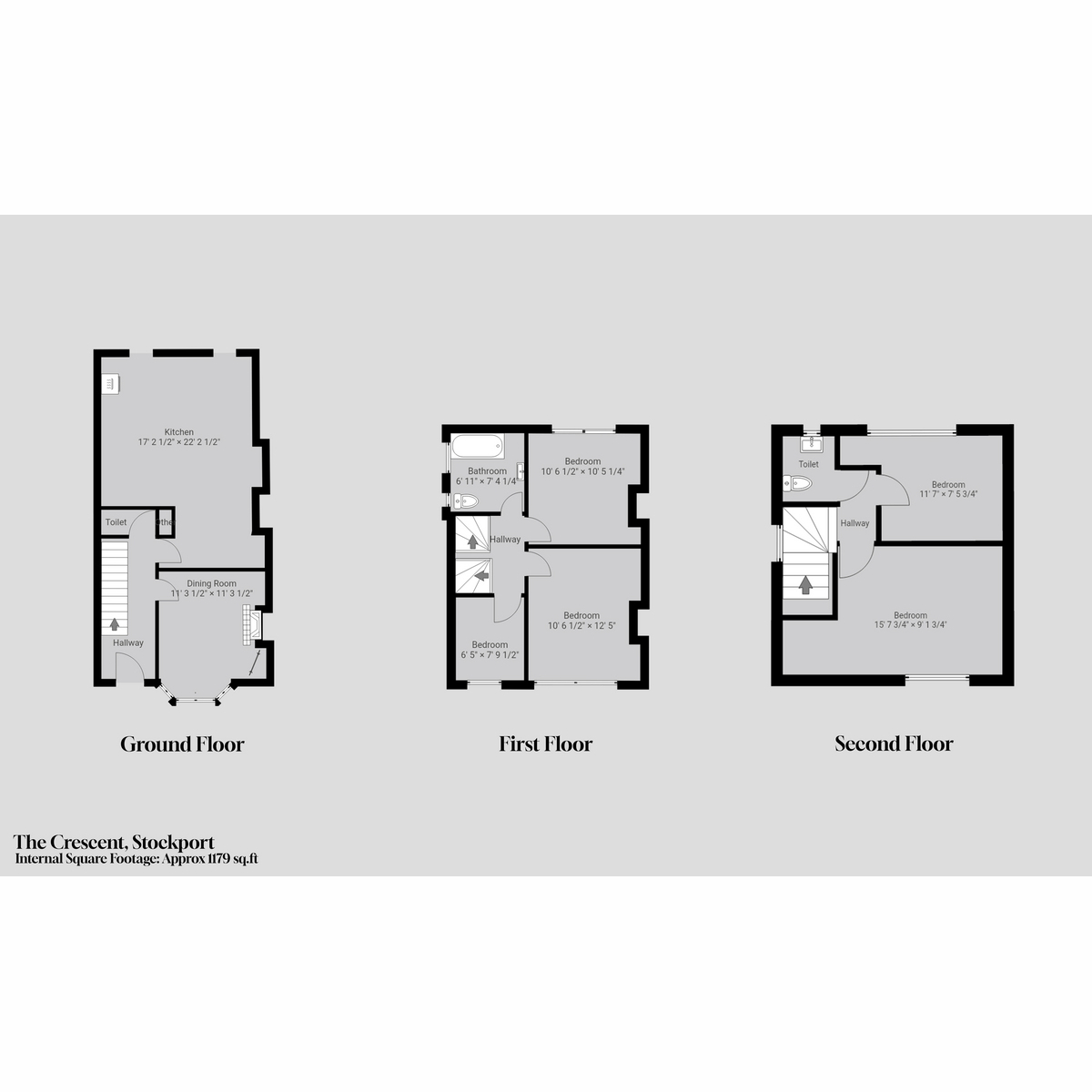 9, The Crescent, Stockport floorplan