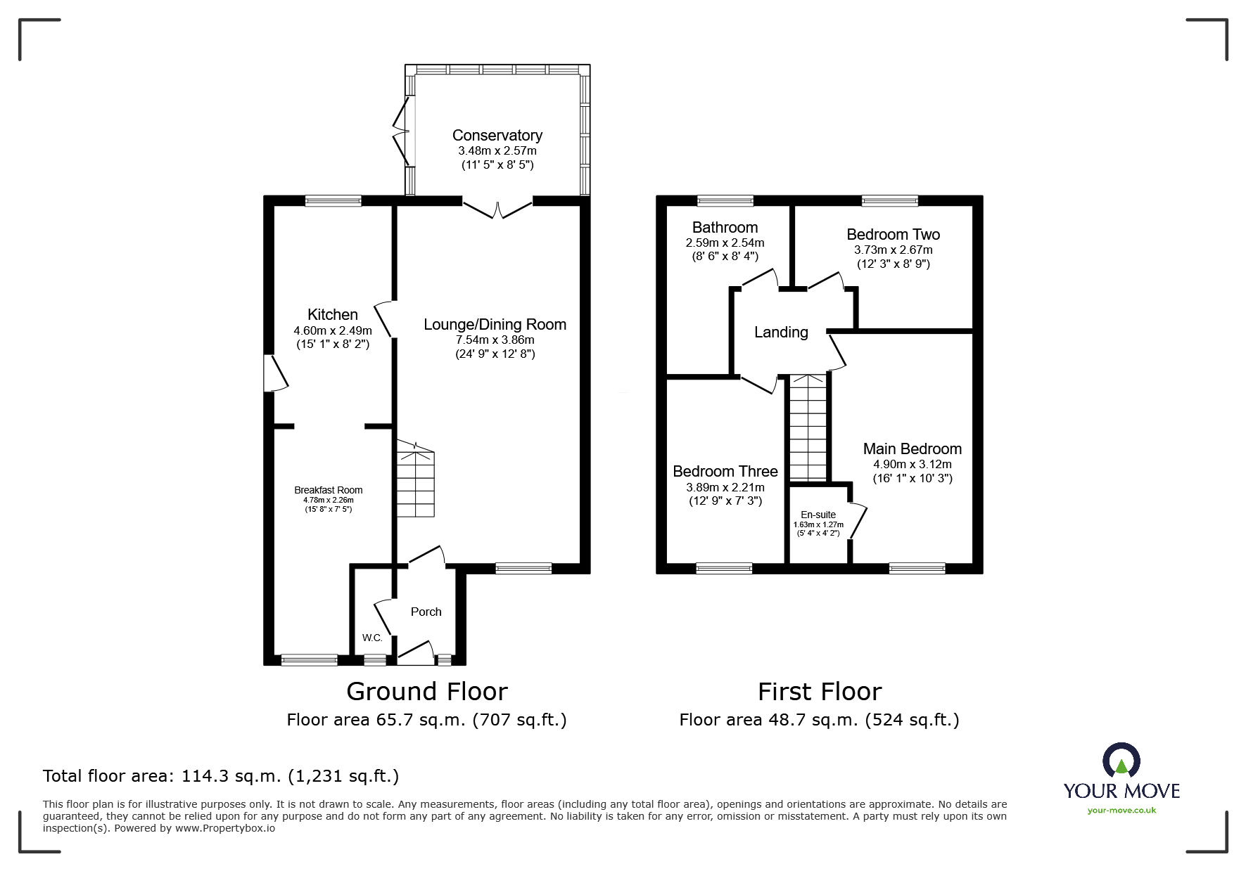 24, Ashby Road, Swadlincote floorplan