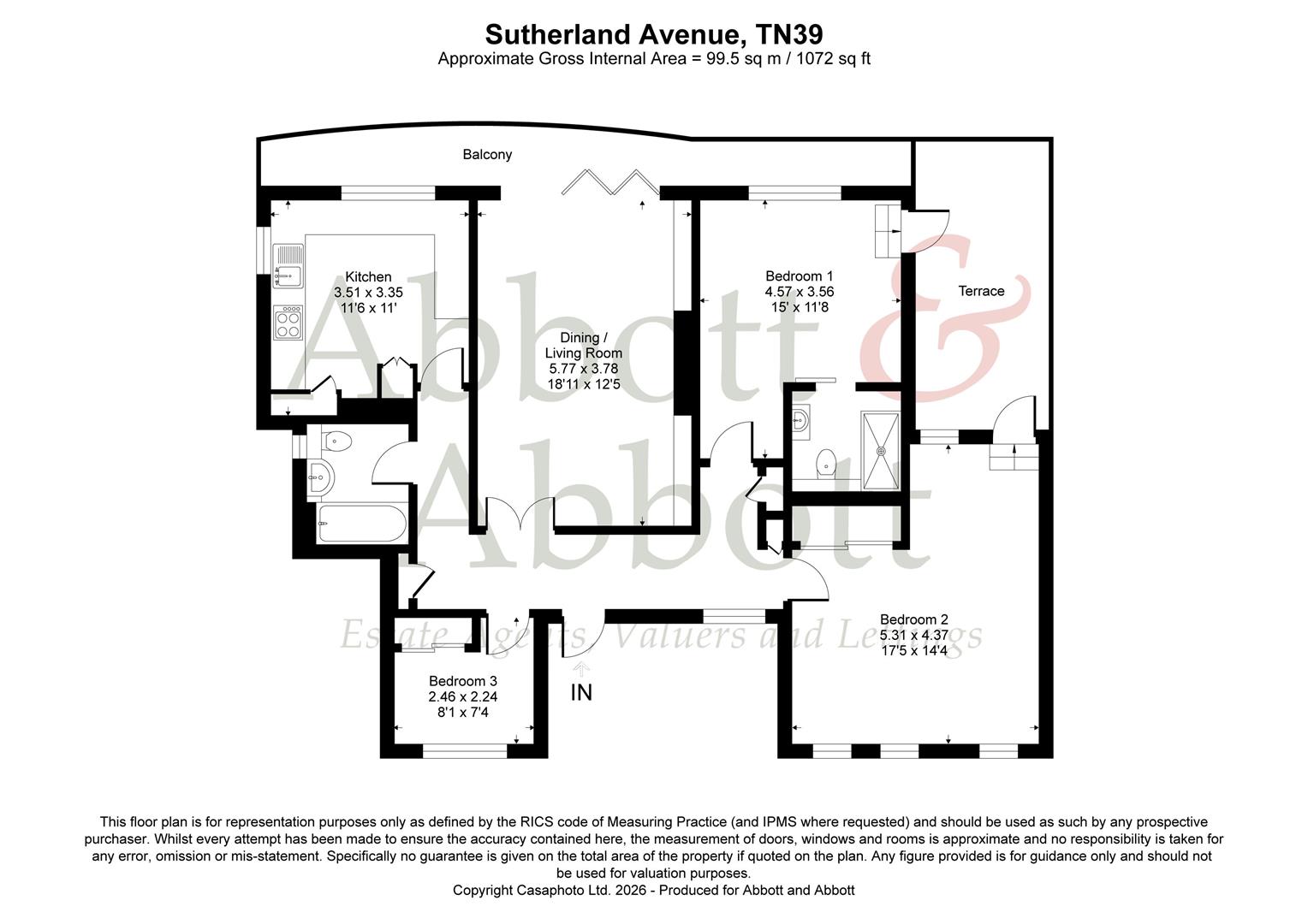 Sutherland Avenue, Bexhill-On-Sea floorplan