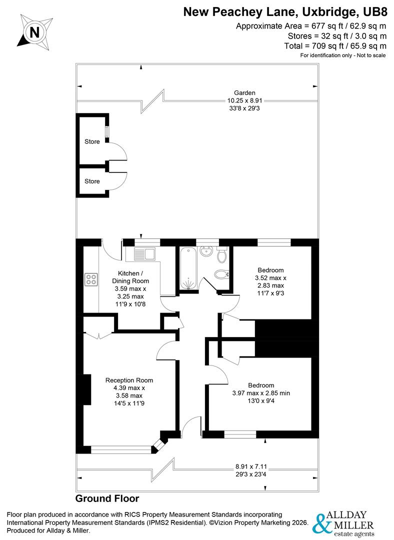 78, New Peachey Lane, Cowley floorplan