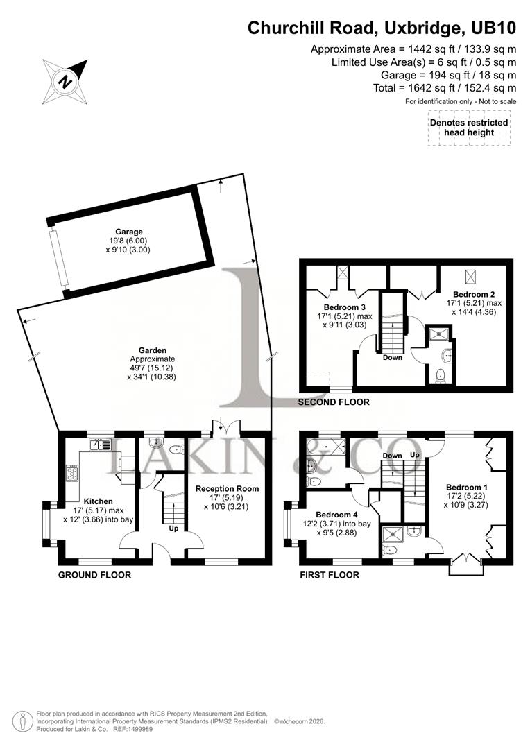 3, Churchill Road, Uxbridge floorplan