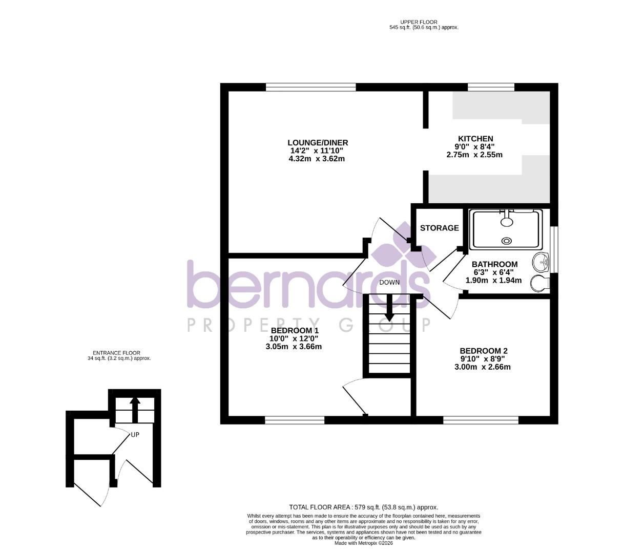 41, Rookwood View, Waterlooville floorplan