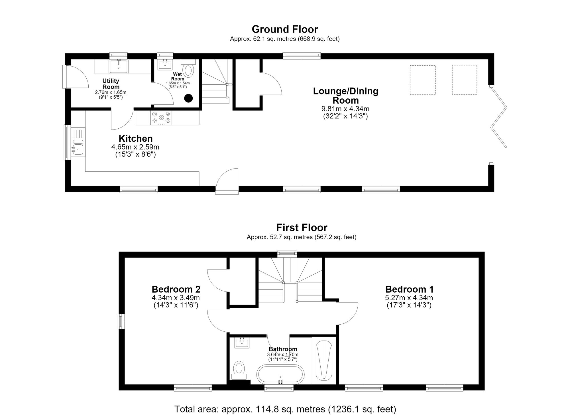 61 Hay Street, Royston floorplan